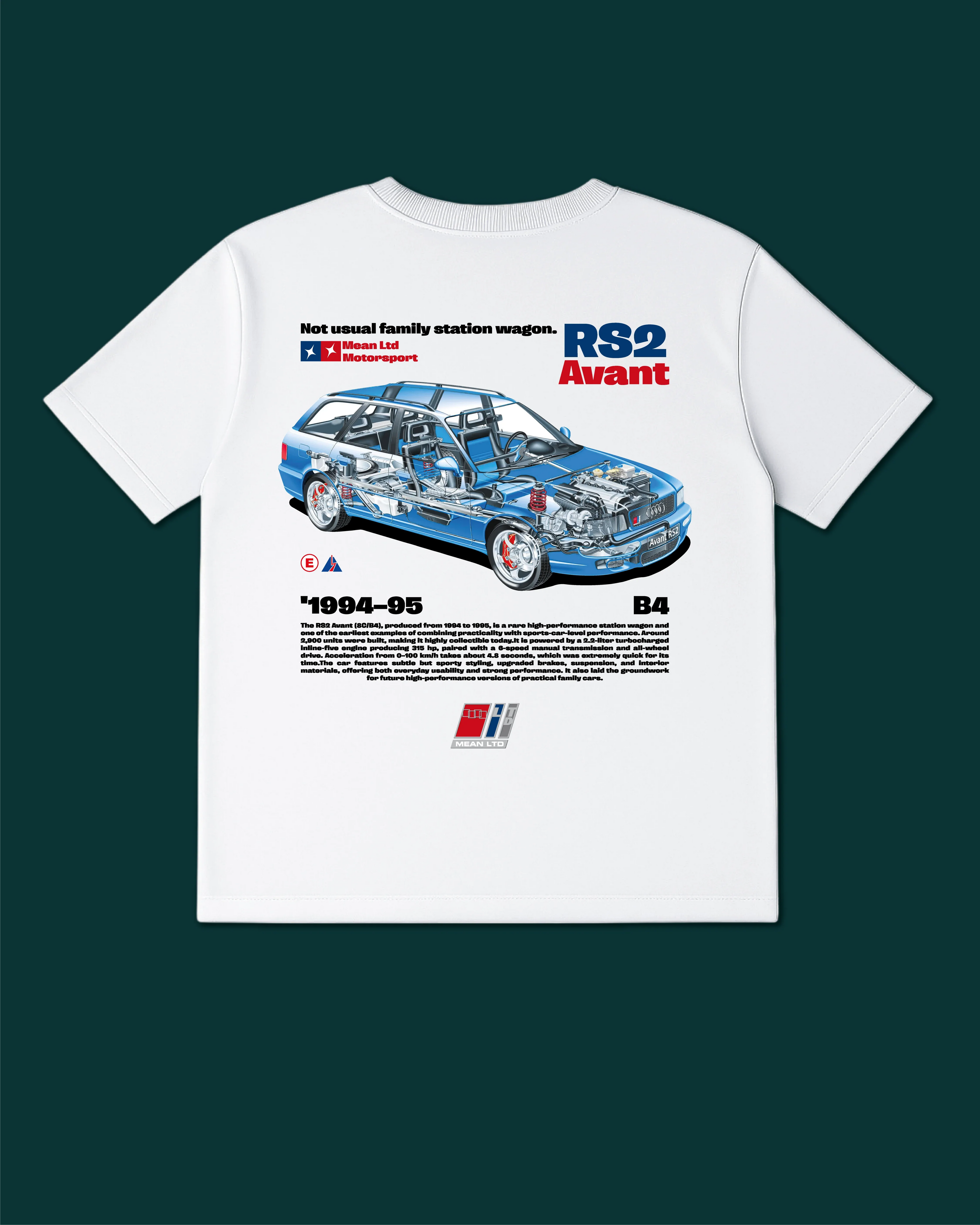 RS2 AVANT '1994-1995 Tee - MEAN LTD