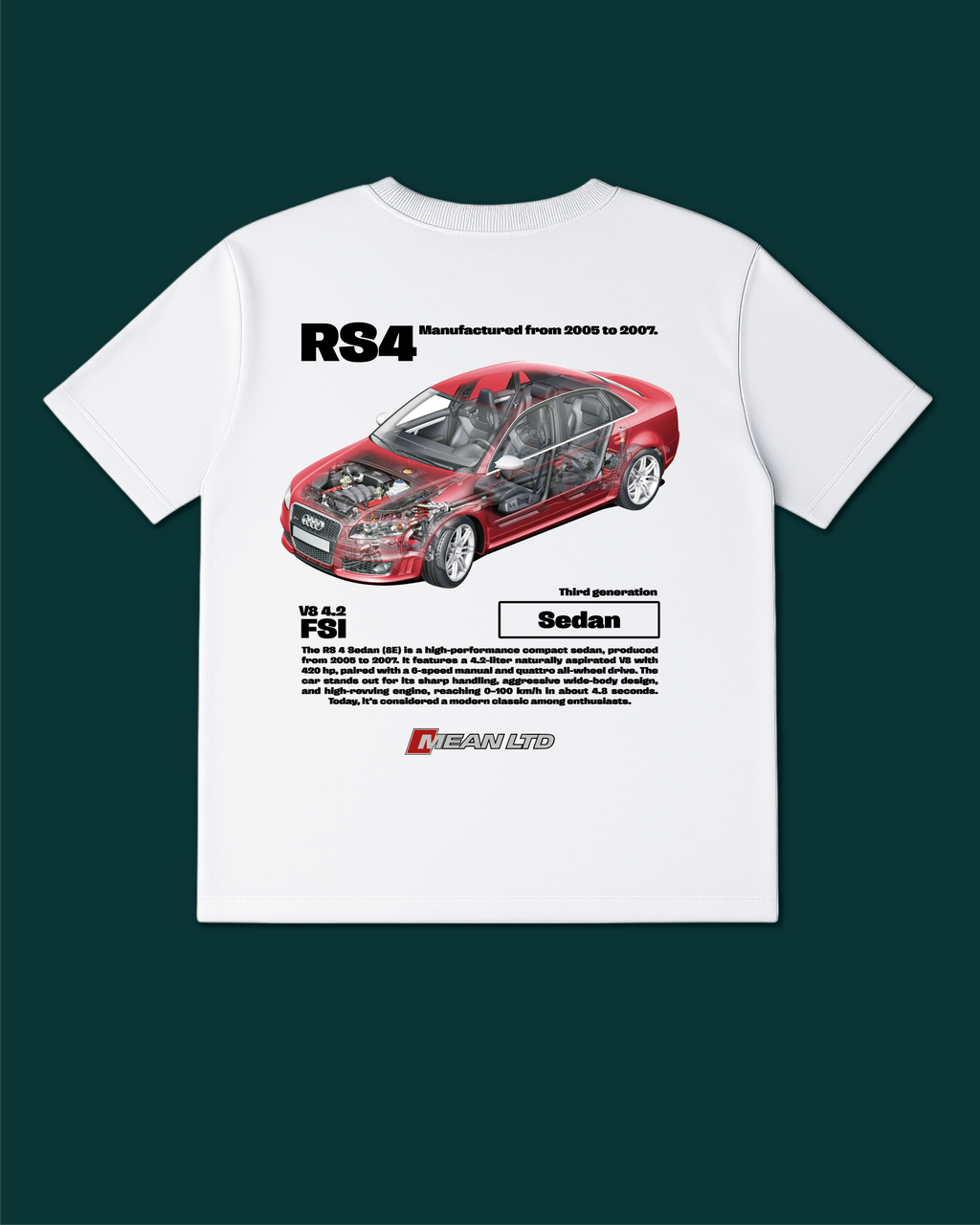 RS 4 Sedan (B7,8E) '2005–07 Tee