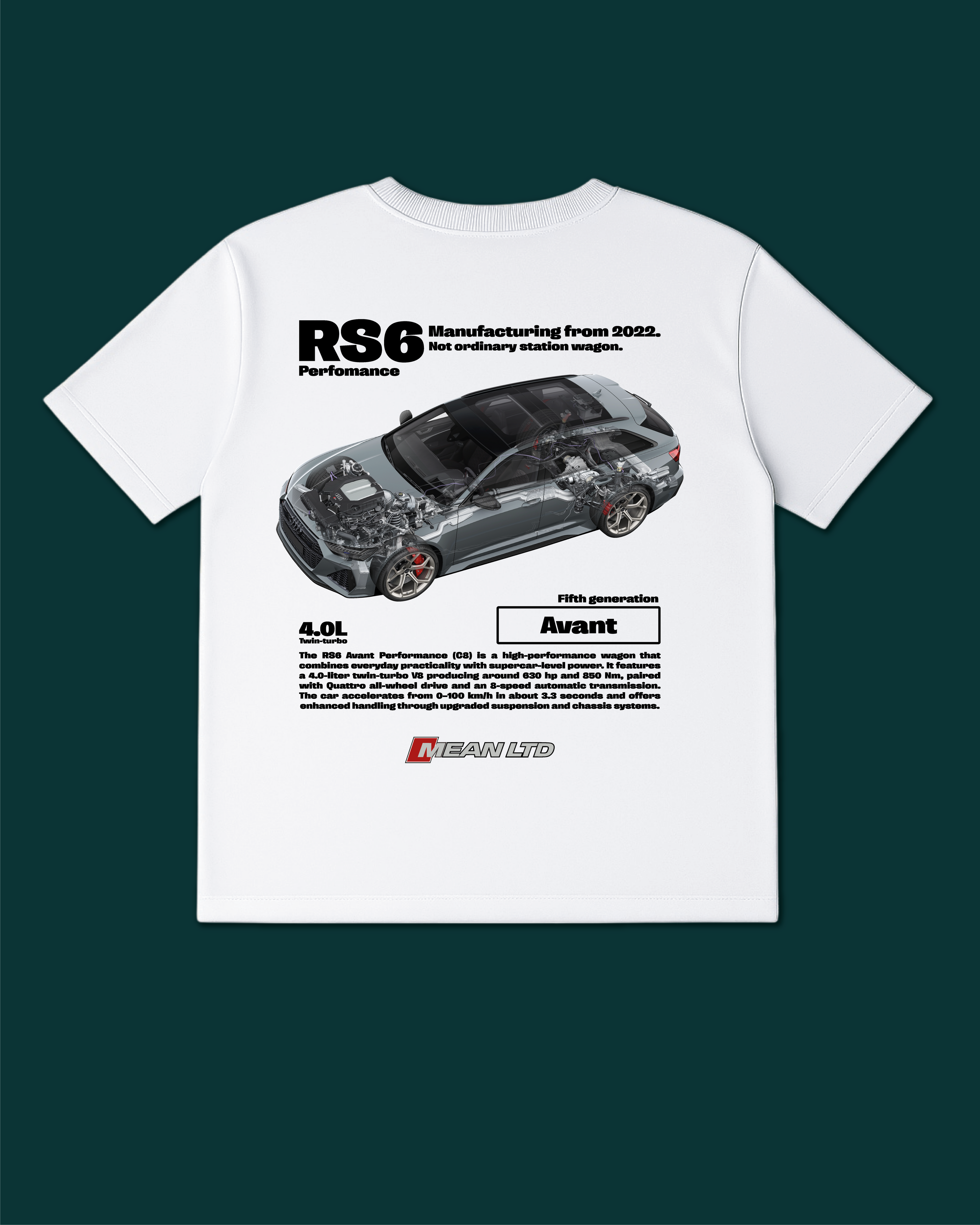 RS6 Avant Performance (C8) '2022–2026 Tee