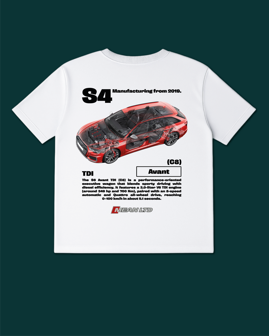S6 Avant TDI (C8) '2019–2026 Tee