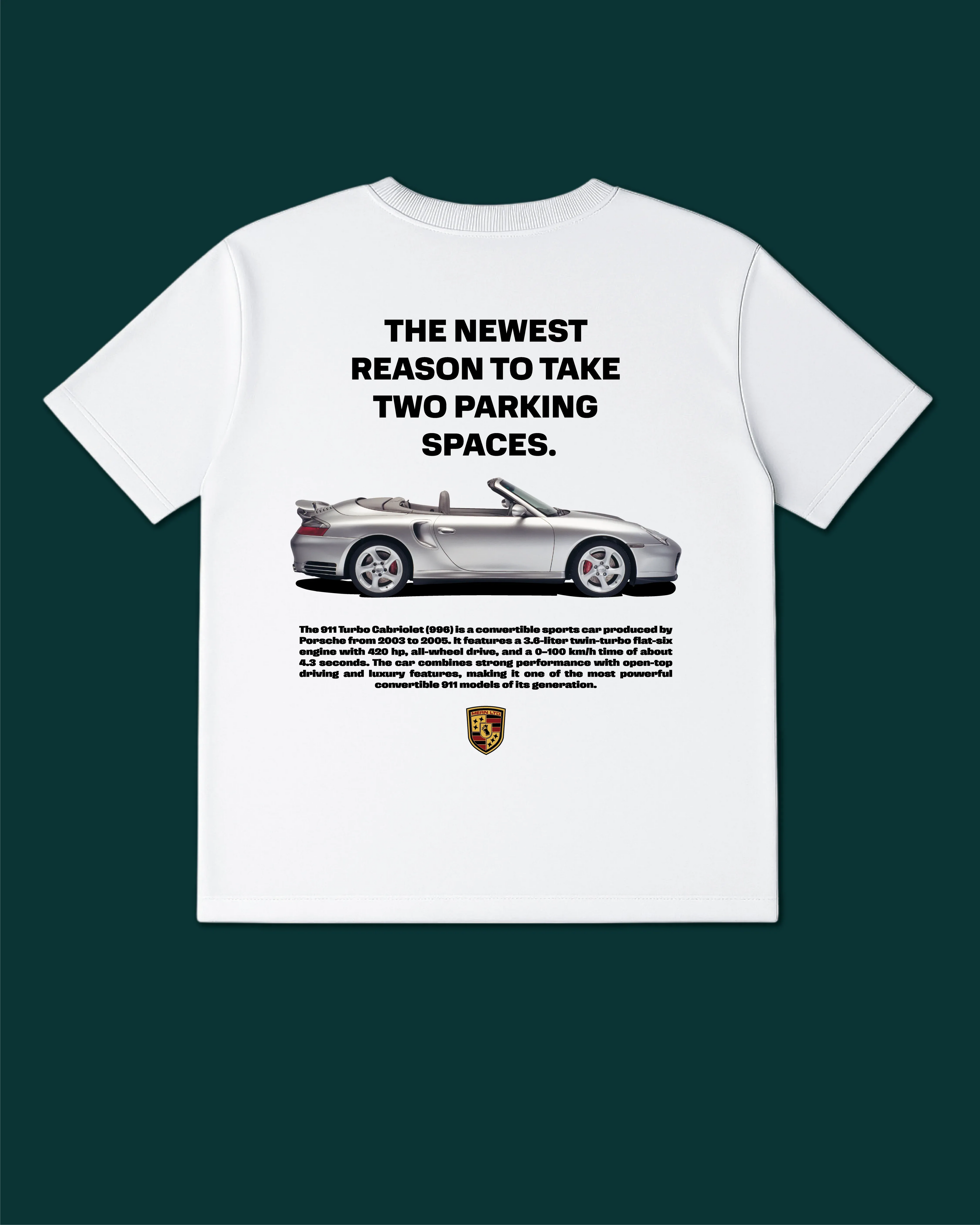911 Turbo Cabriolet (996) Tee - MEAN LTD