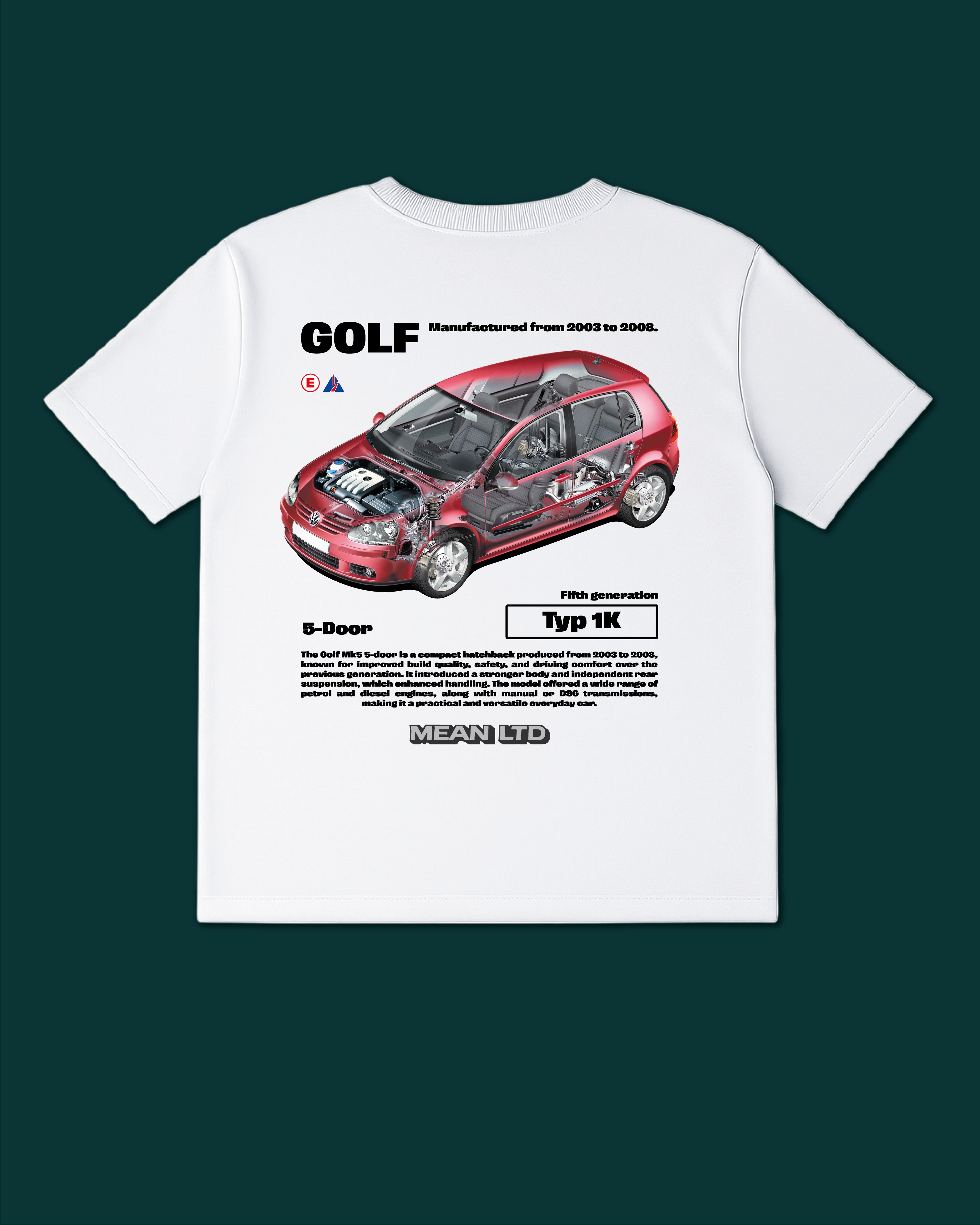 Golf 5-door MK5 (Typ 1K) '2003–08 Tee