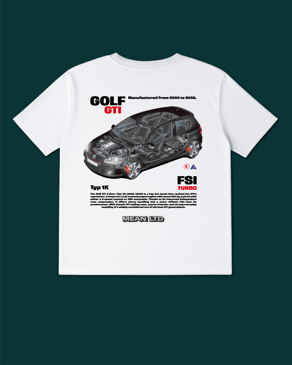 Golf GTI MK5 (Typ 1K) '2004–2008 Tee