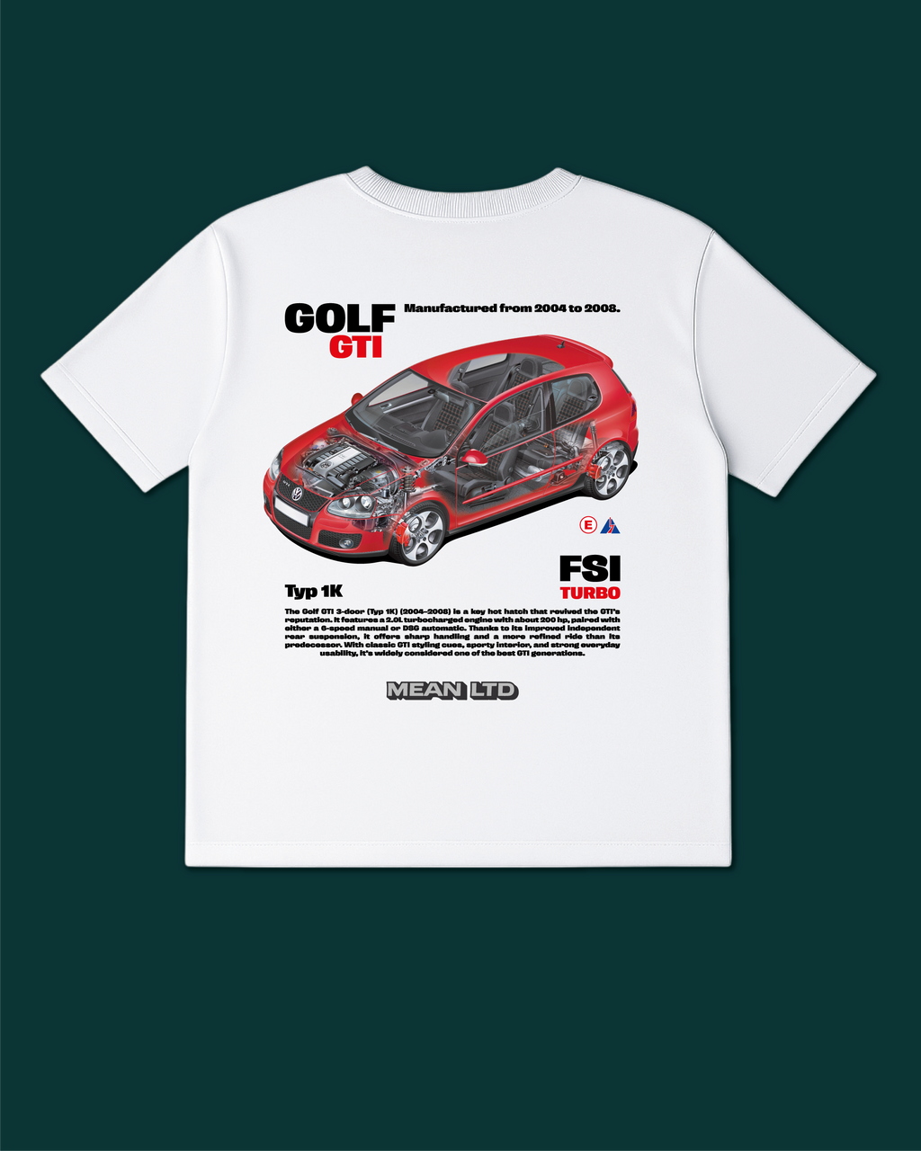 Golf GTI MK5 (Typ 1K) '2004–2008 Tee
