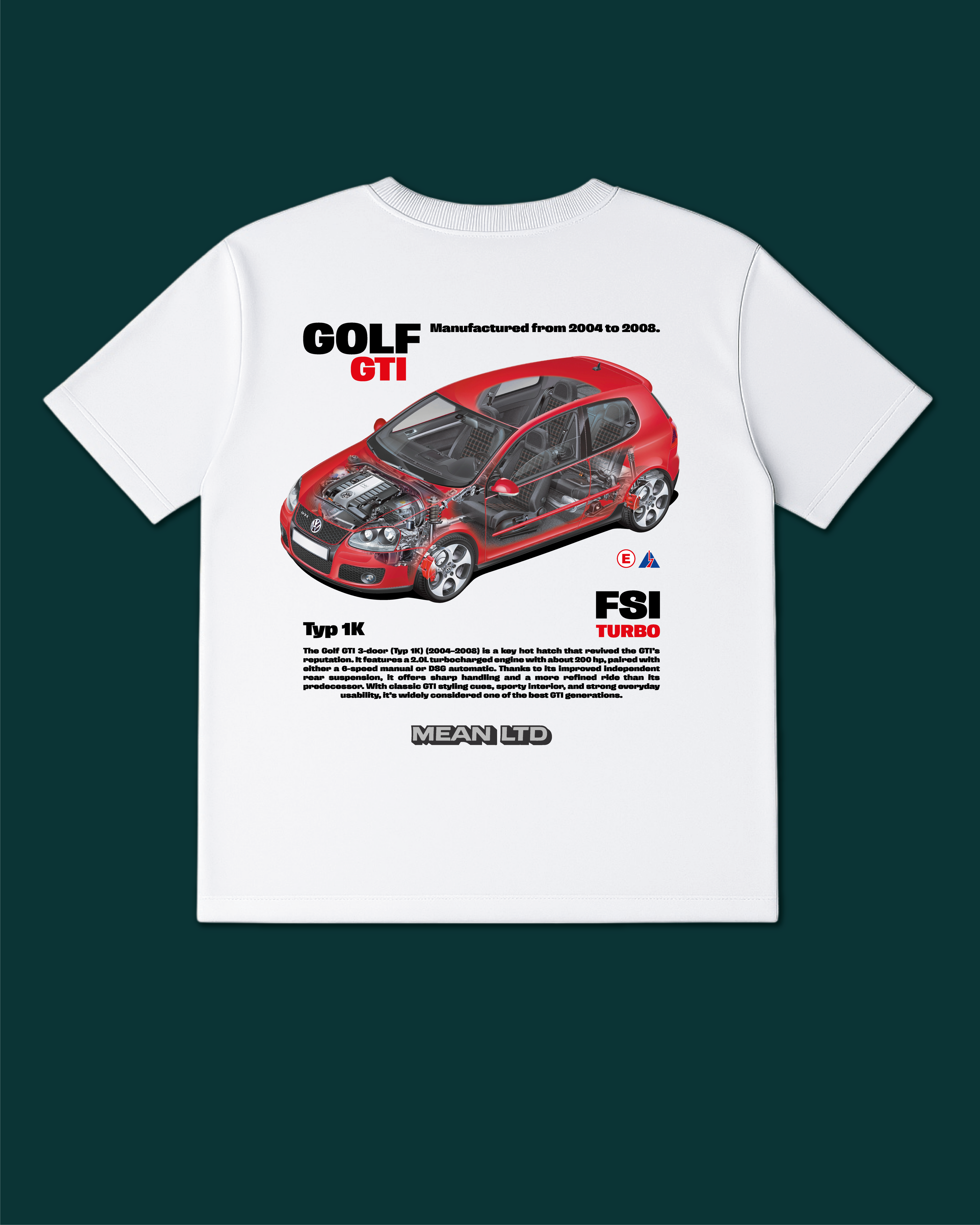Golf GTI MK5 (Typ 1K) '2004–2008 Tee
