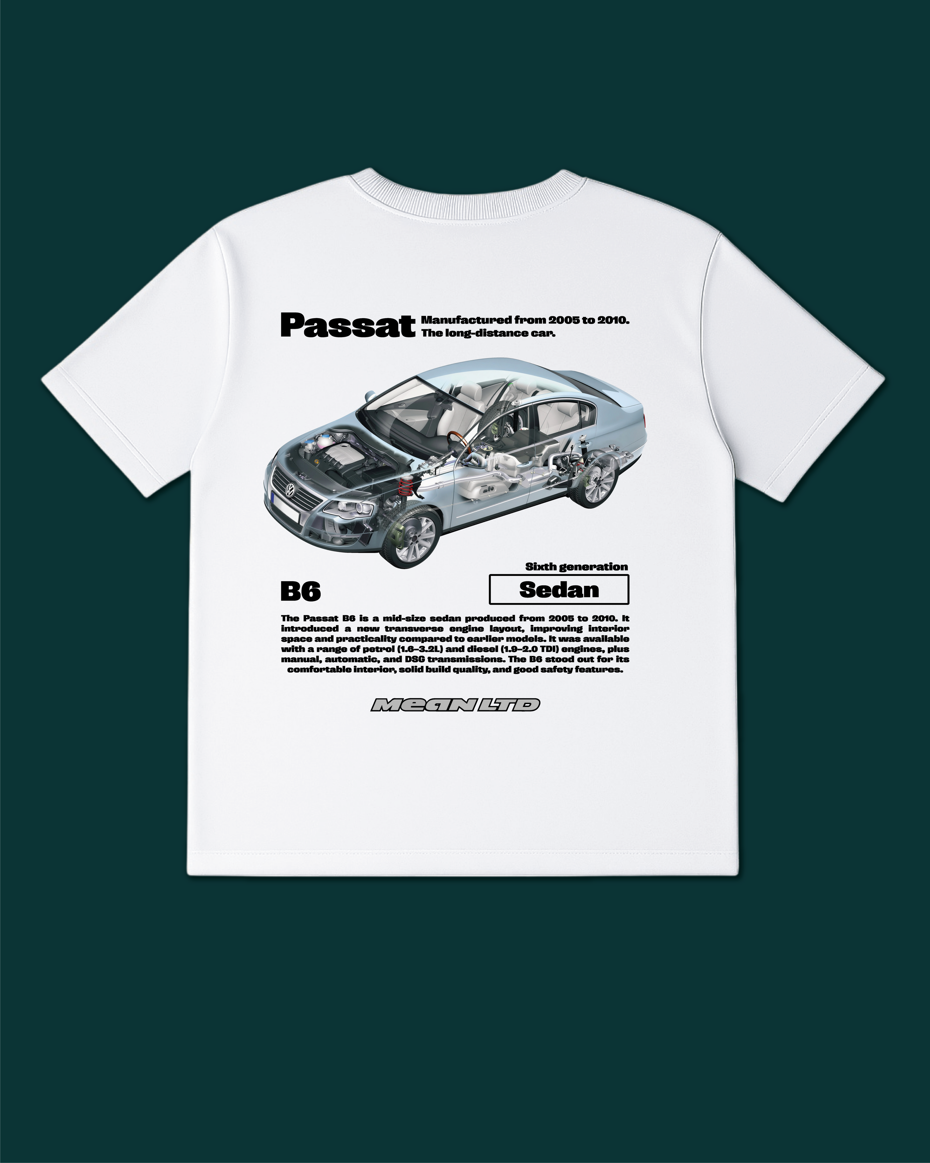 Passat Sedan (B6) '2005–10 Tee