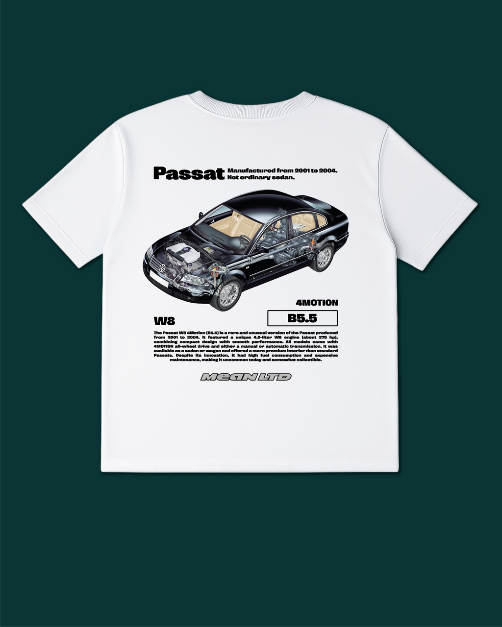 Passat 4.0 W8 4motion (B5.5) '2001–2004 Tee