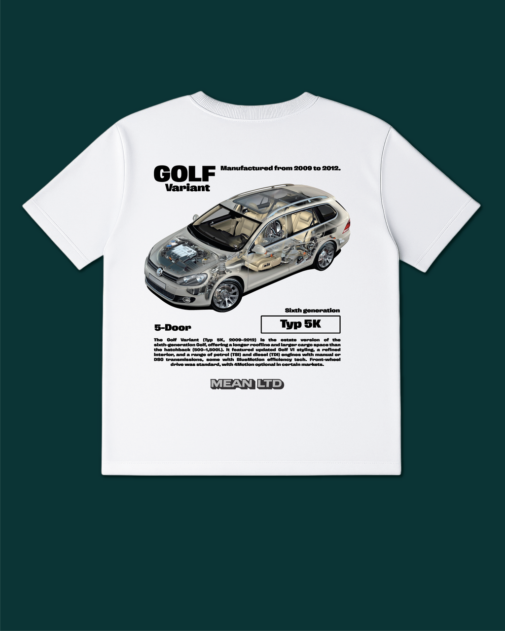 Golf Variant MK6 (Typ 5K) '2009–12 Tee