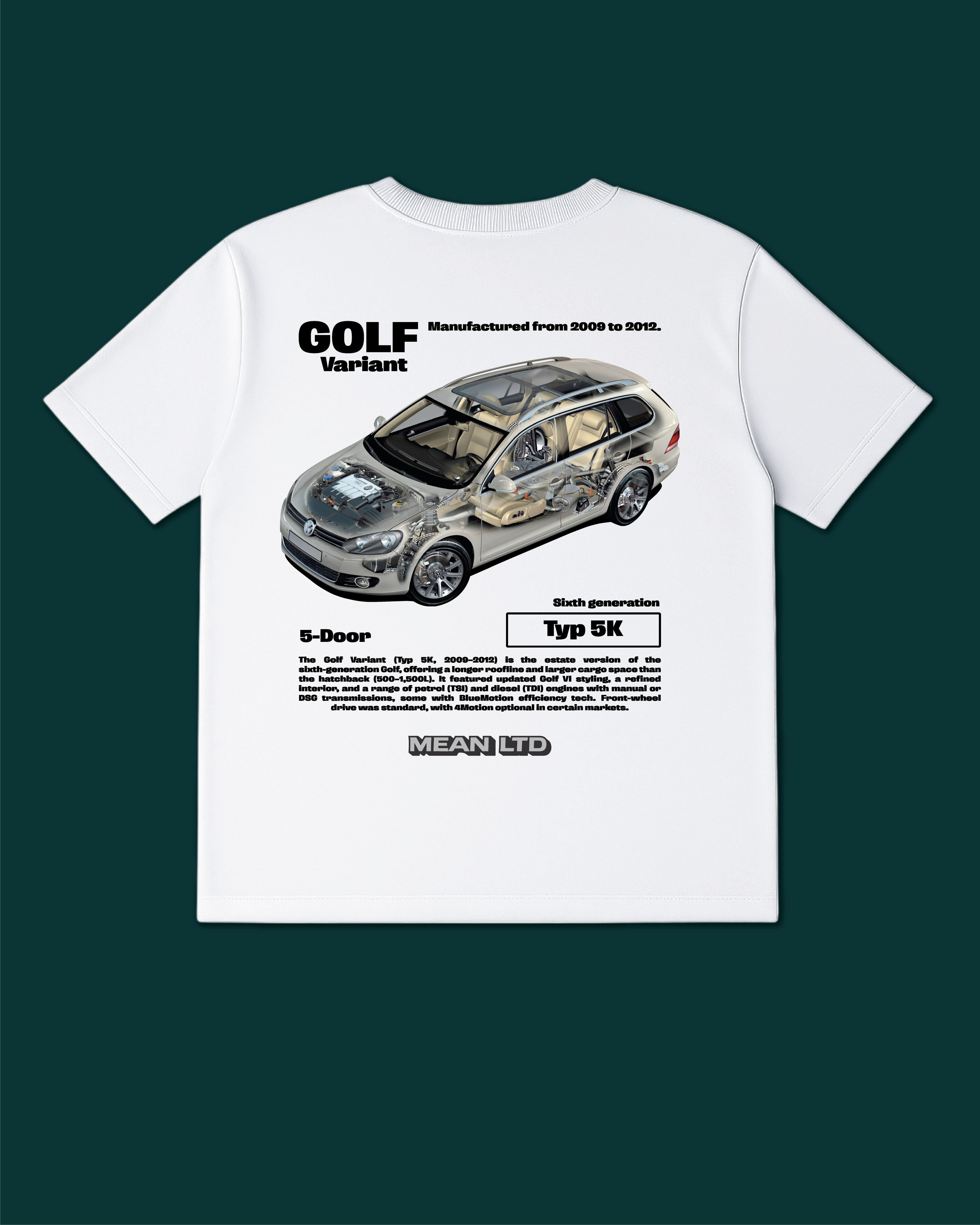 Golf Variant MK6 (Typ 5K) '2009–12 Tee