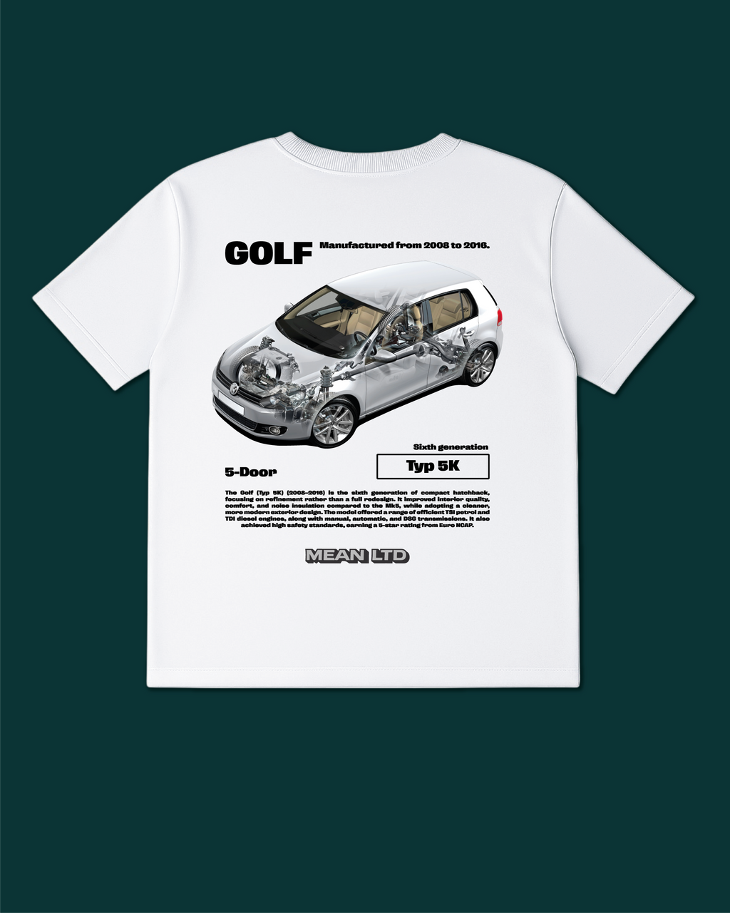 Golf 5-door MK6 (Typ 5K) '2008–16 Tee