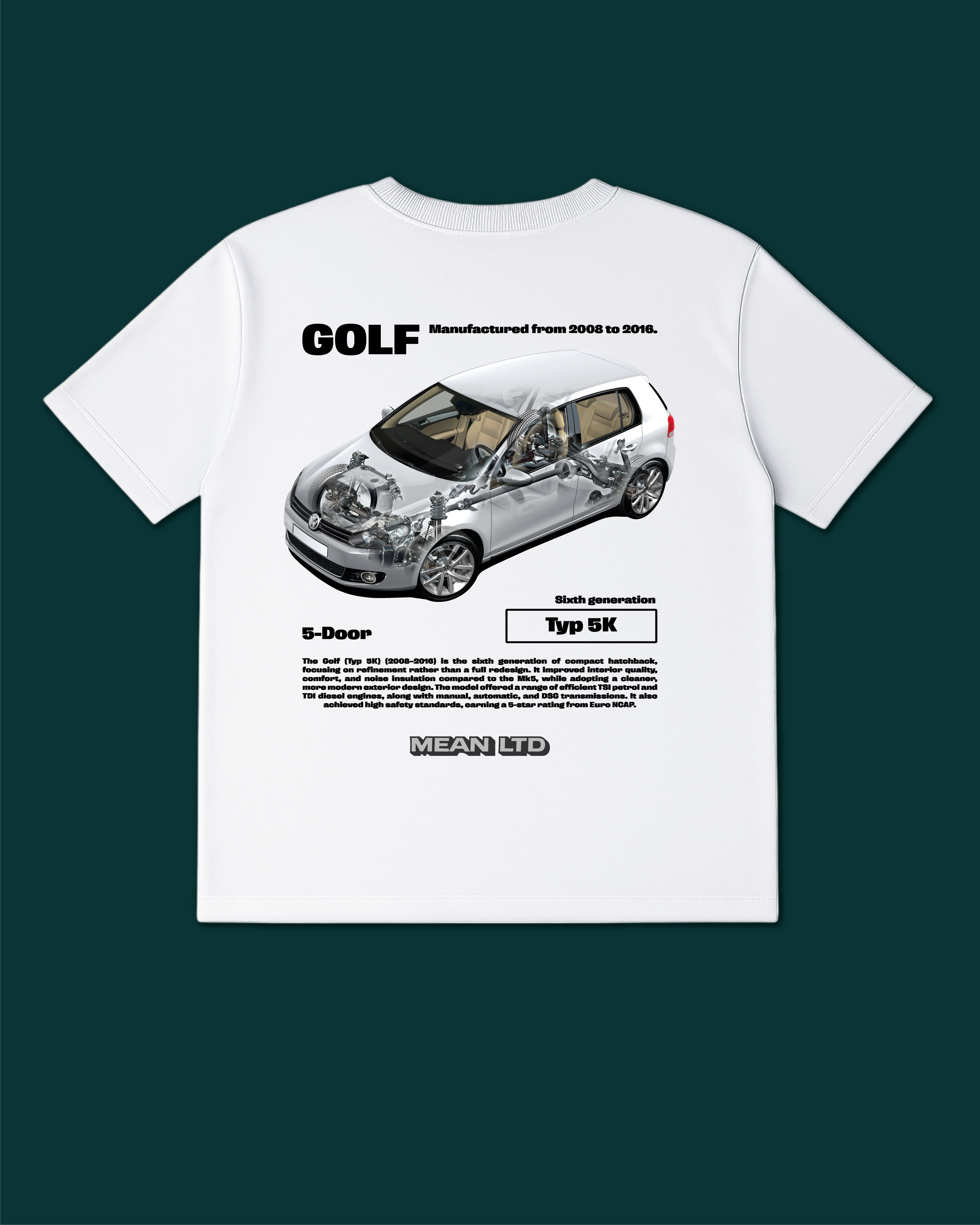 Golf 5-door MK6 (Typ 5K) '2008–16 Tee
