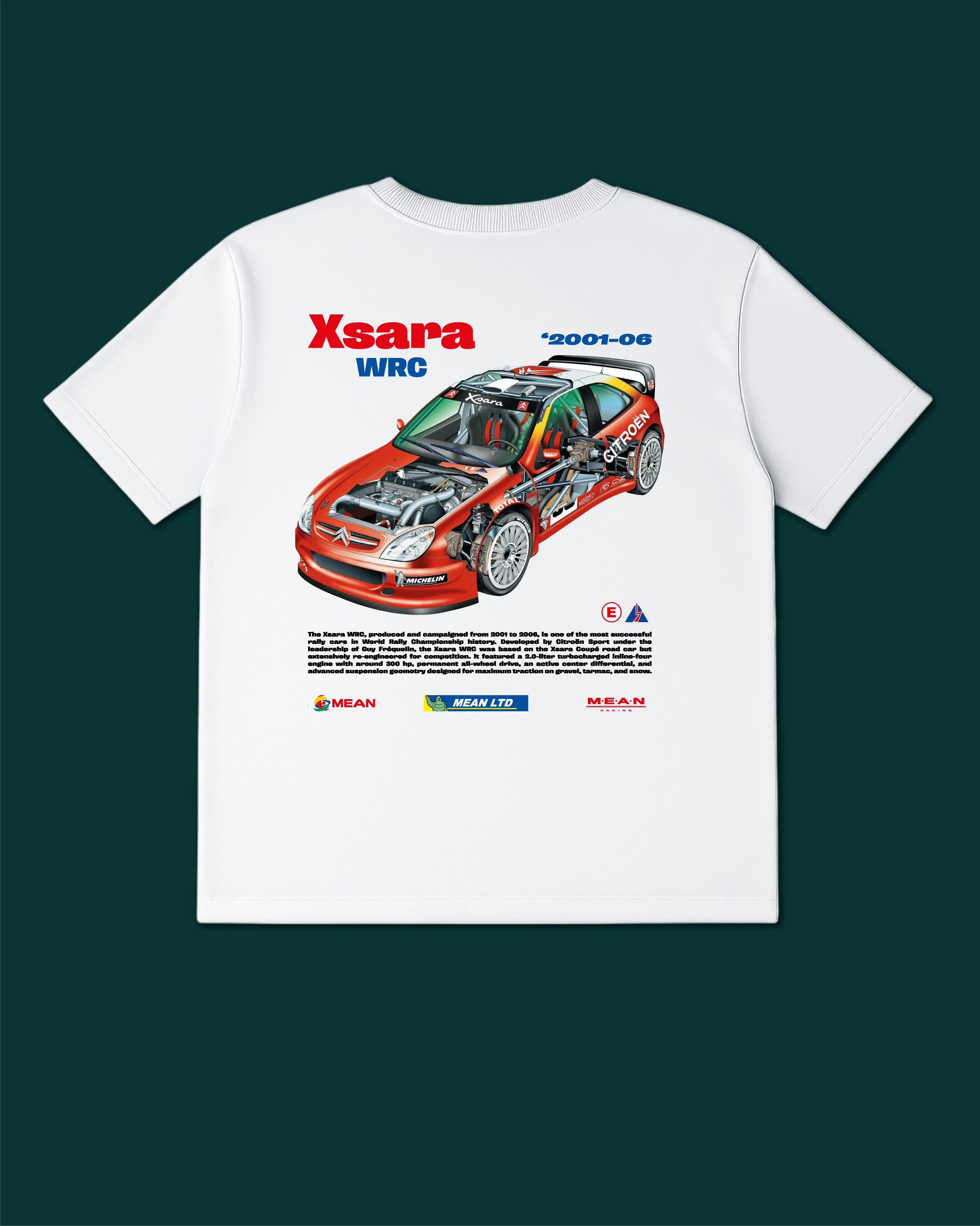 Xsara WRC '2001-06 T-Shirt - MEAN LTD
