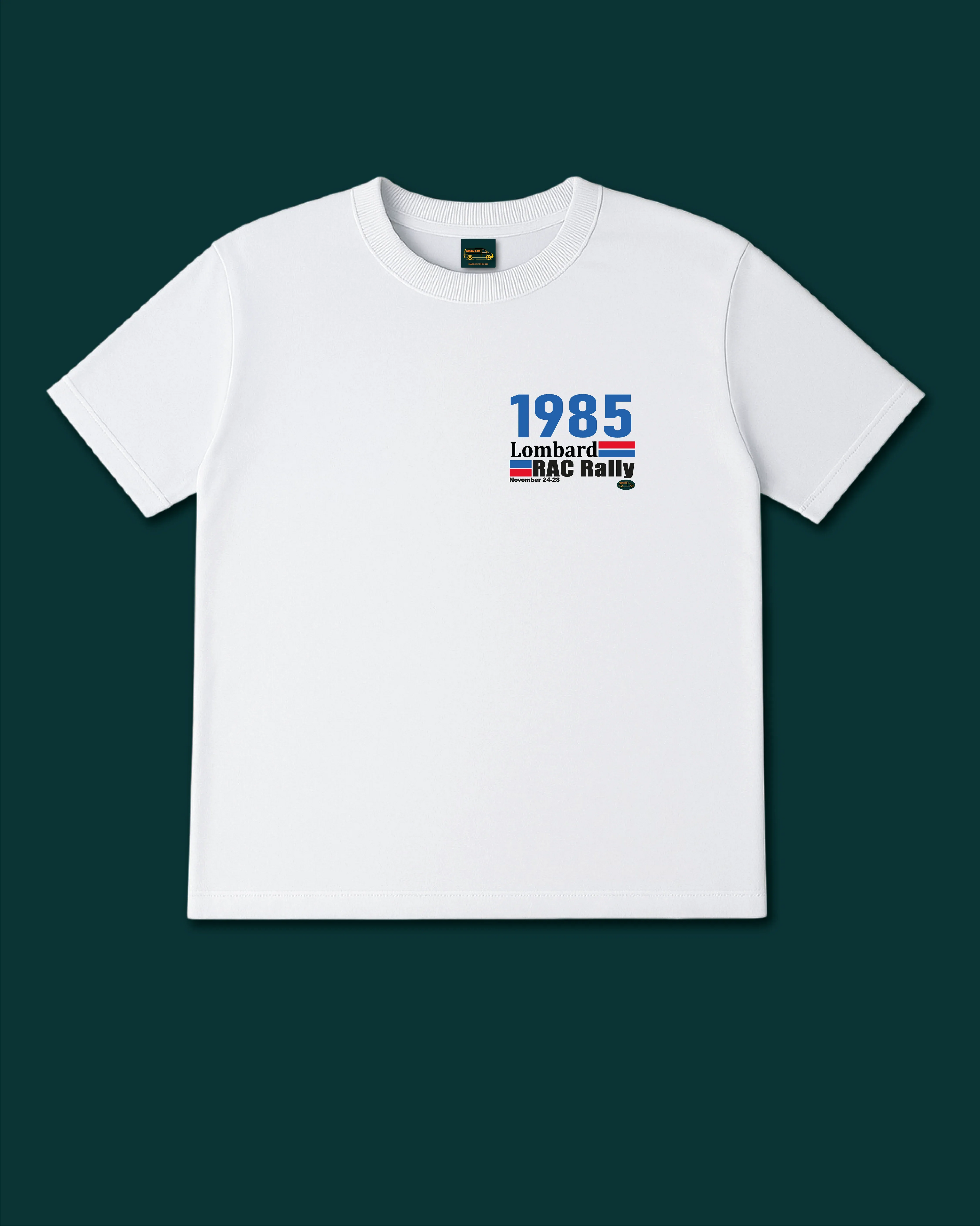 Lombard RAC Rally 1985 T-Shirt - MEAN LTD