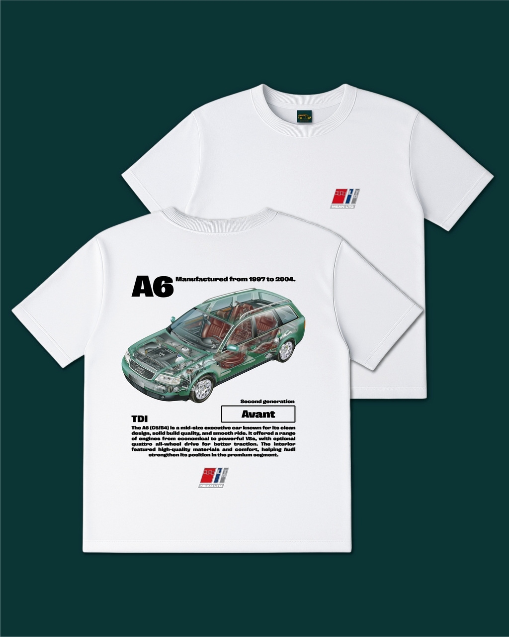 A6 TDI Avant (C5/4B) '1997–2004 Tee