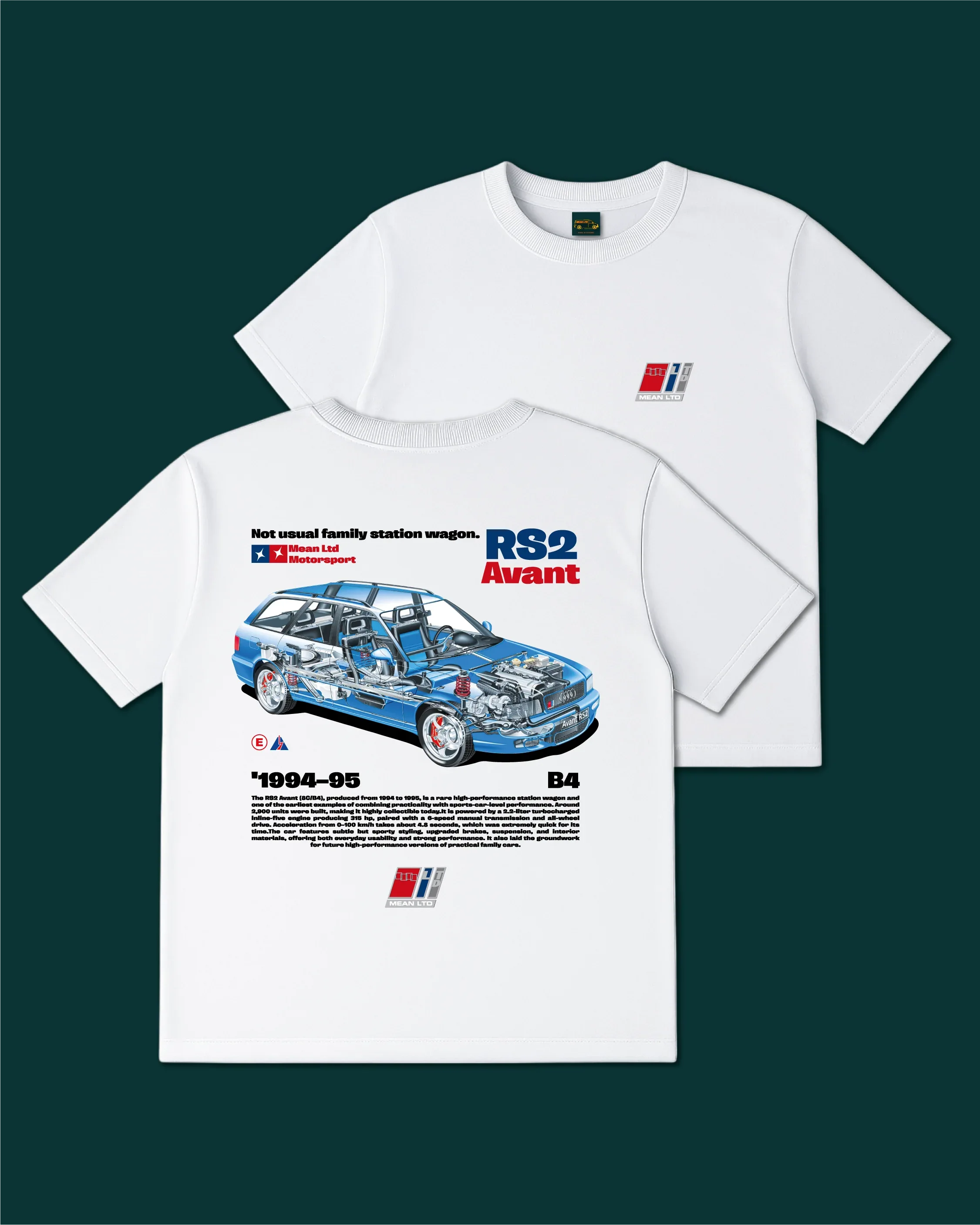 RS2 AVANT '1994-1995 Tee - MEAN LTD