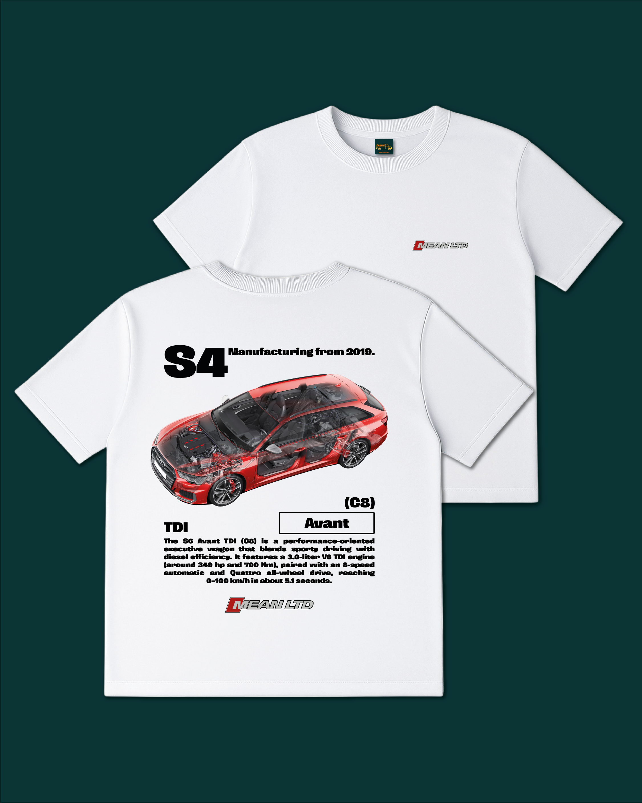 S6 Avant TDI (C8) '2019–2026 Tee