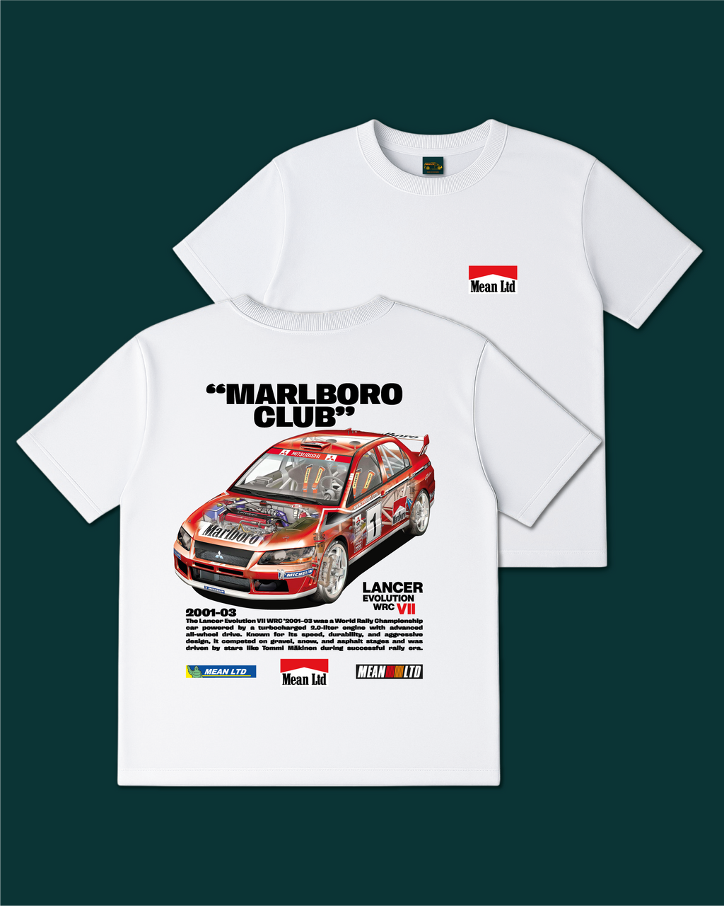 Lancer Evolution WRC Vll '2001-03 Tee
