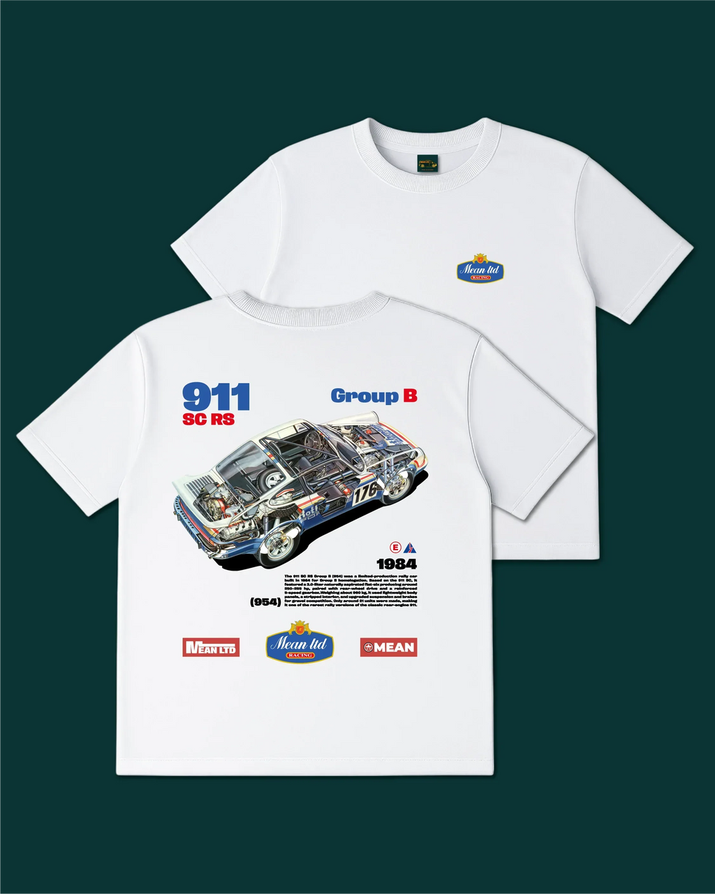 911 SC RS (954) 1984 T-Shirt - MEAN LTD
