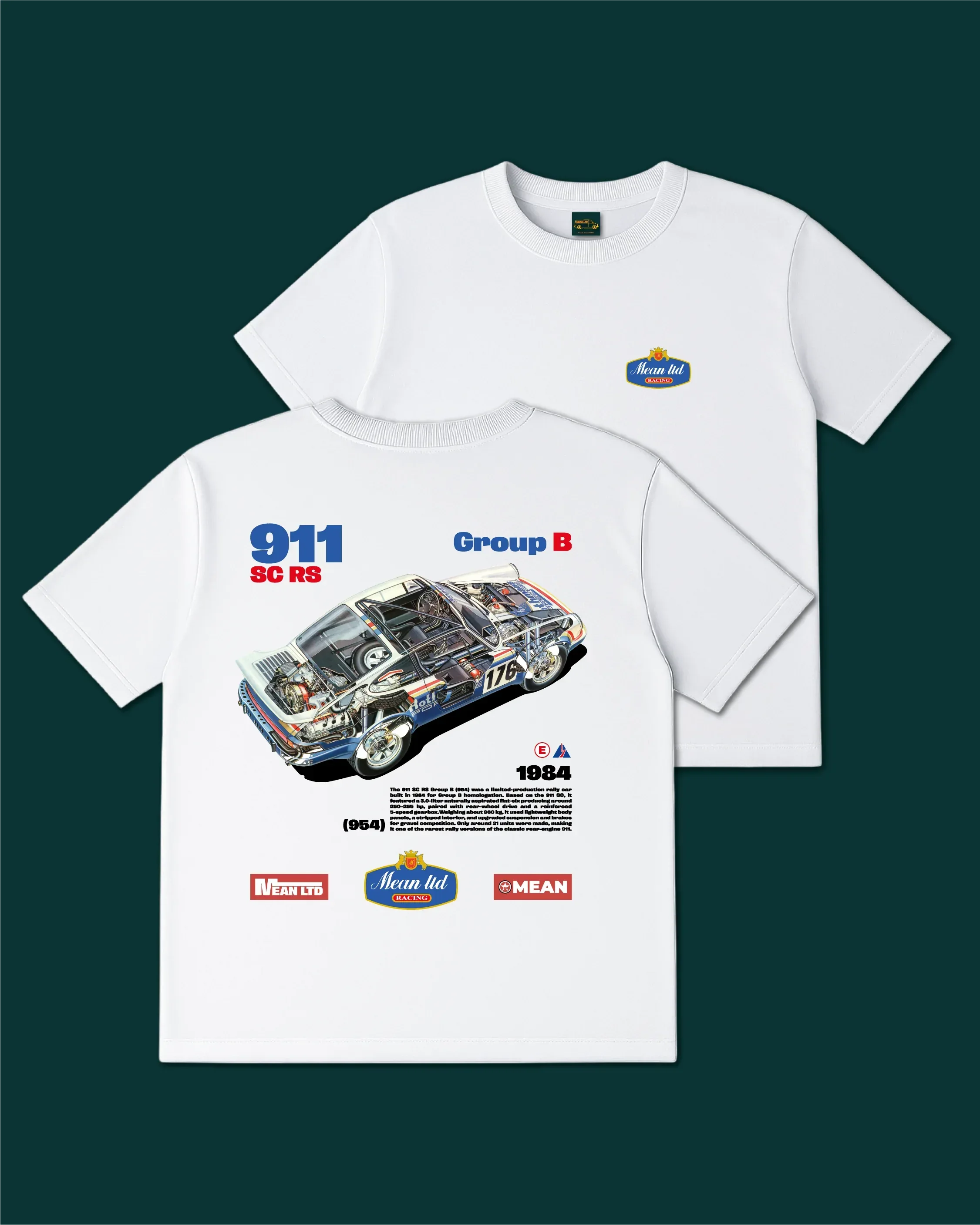 911 SC RS (954) 1984 T-Shirt - MEAN LTD