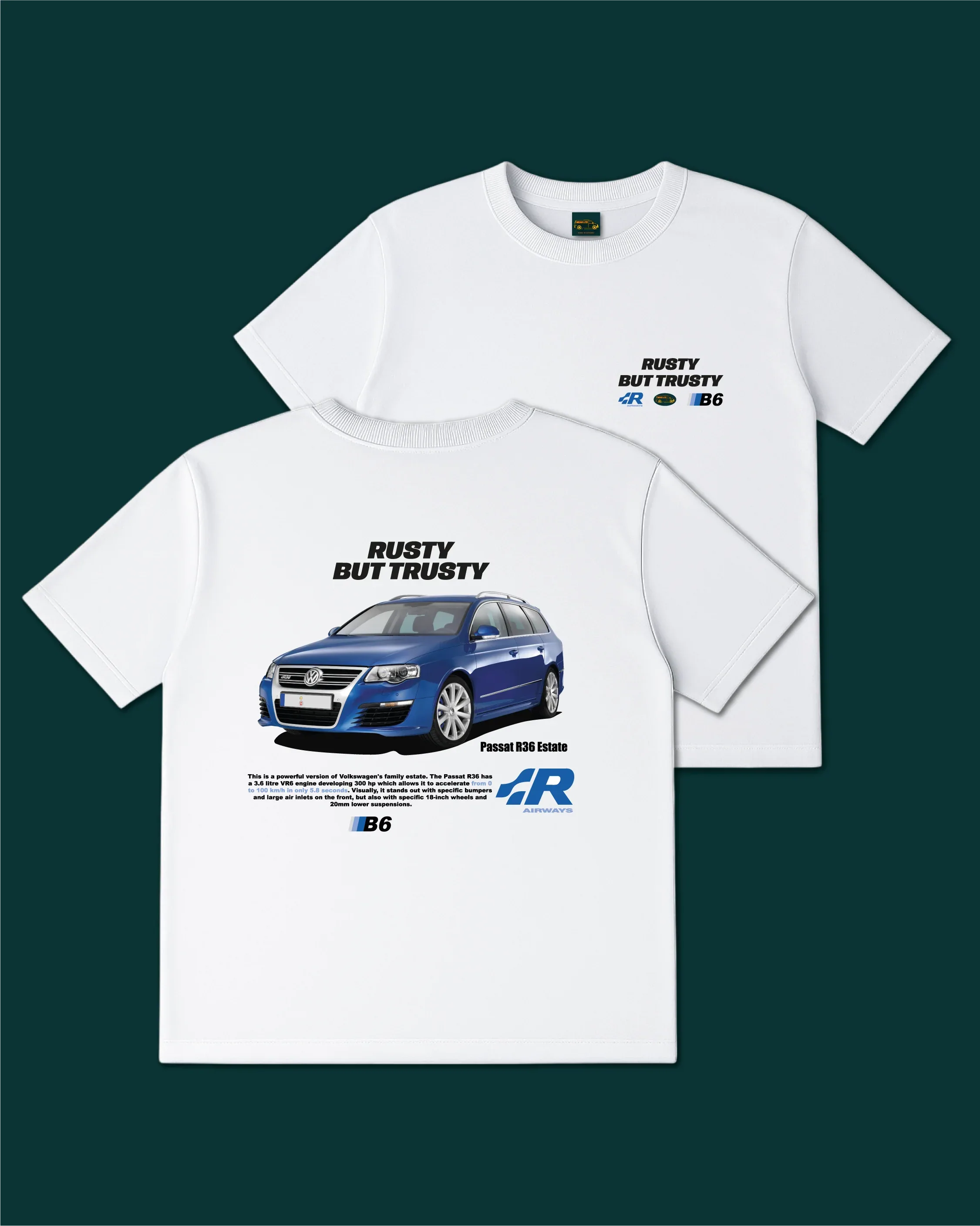 Passat R36 Variant (B6) T-Shirt - MEAN LTD