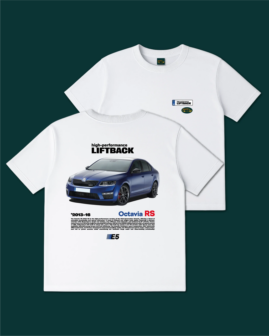 Octavia RS '2013-16 T-Shirt - MEAN LTD