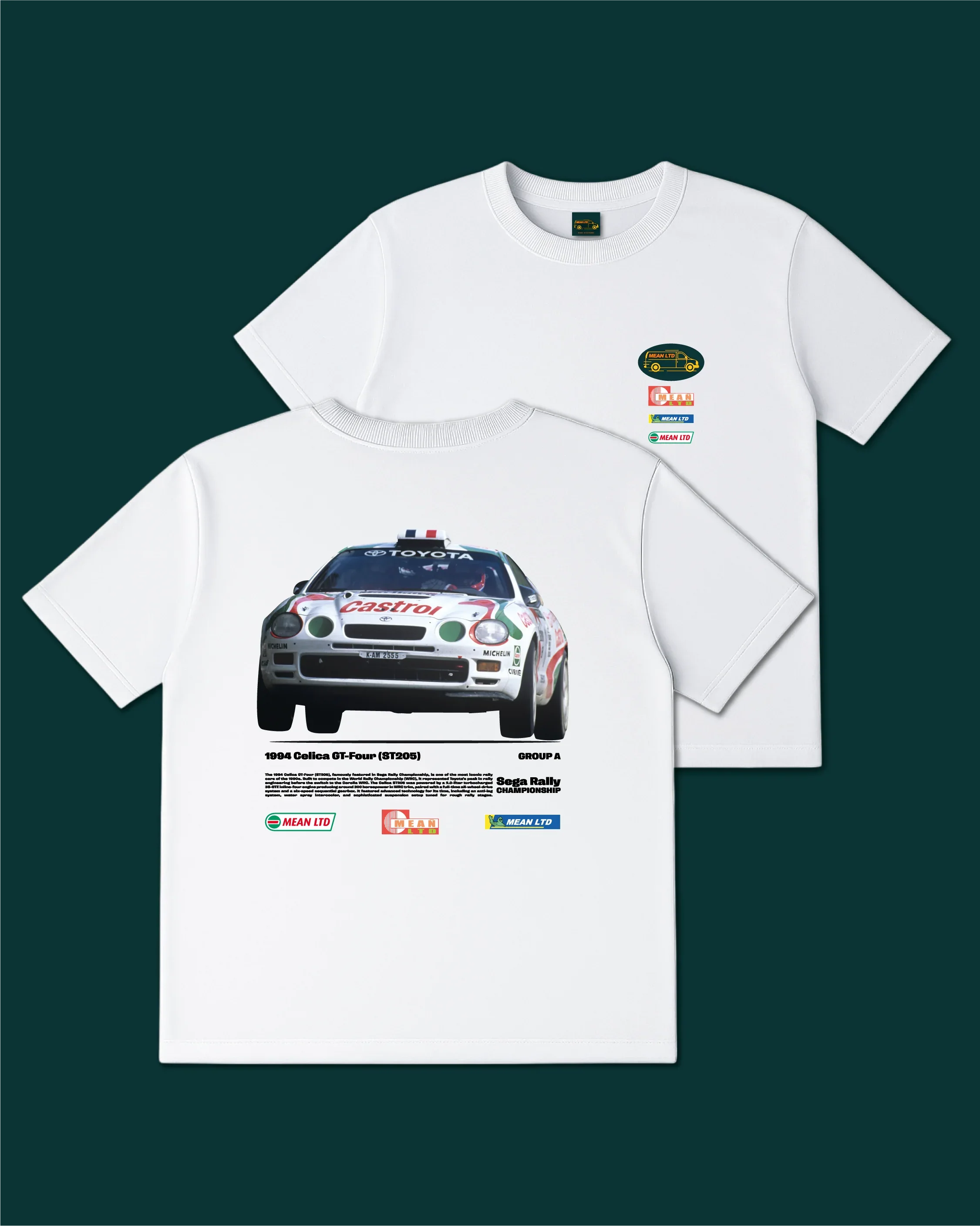 CELICA WRC (ST205) '1994 T-Shirt - MEAN LTD
