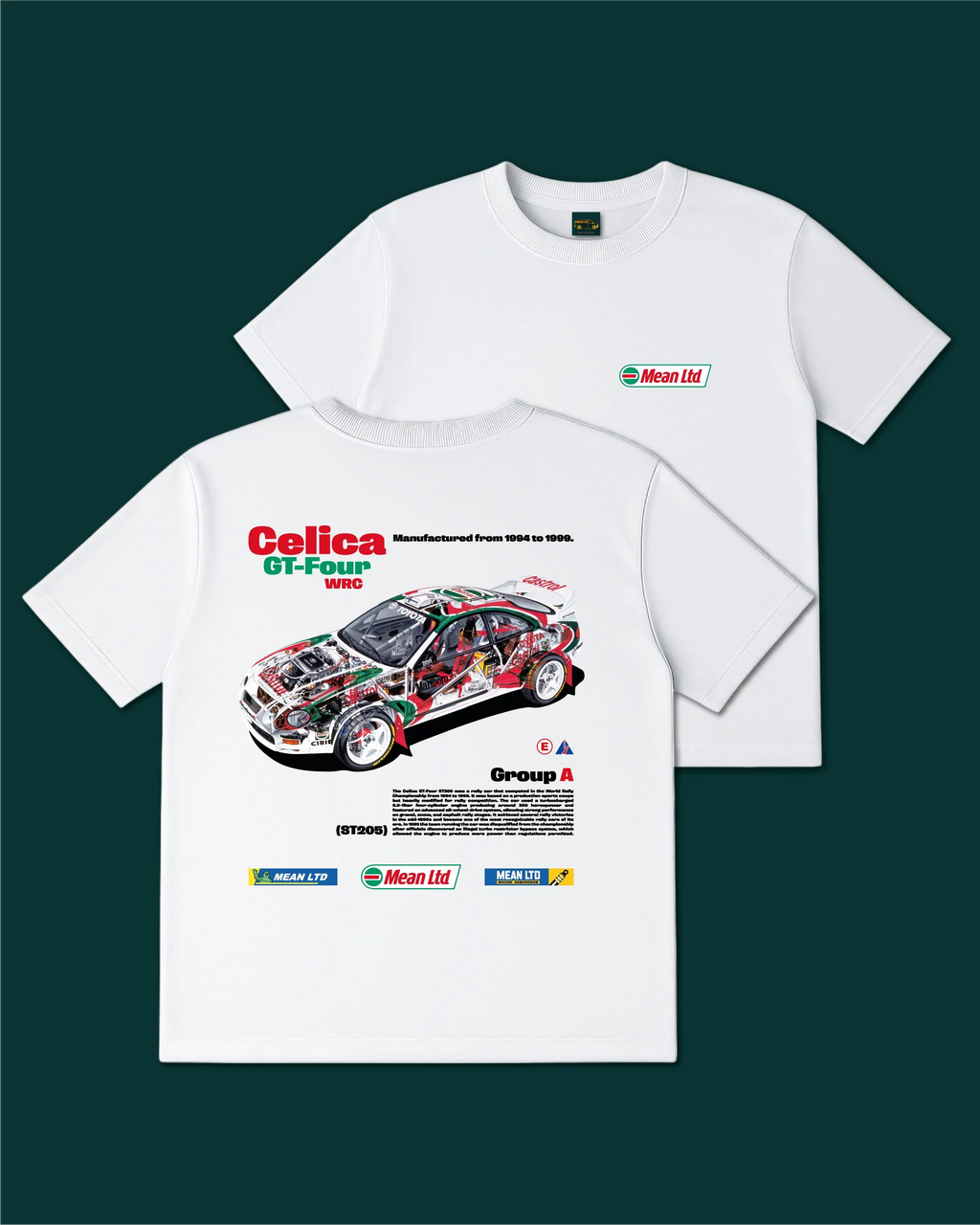 Celica GT-Four WRC ST205 '1994–99 Tee - MEAN LTD