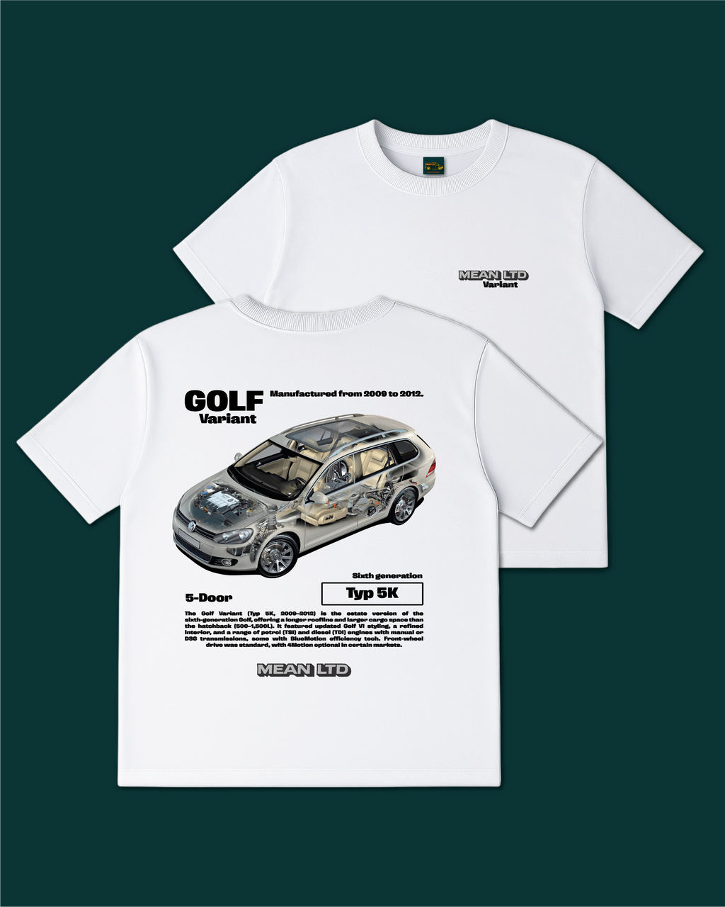 Golf Variant MK6 (Typ 5K) '2009–12 Tee