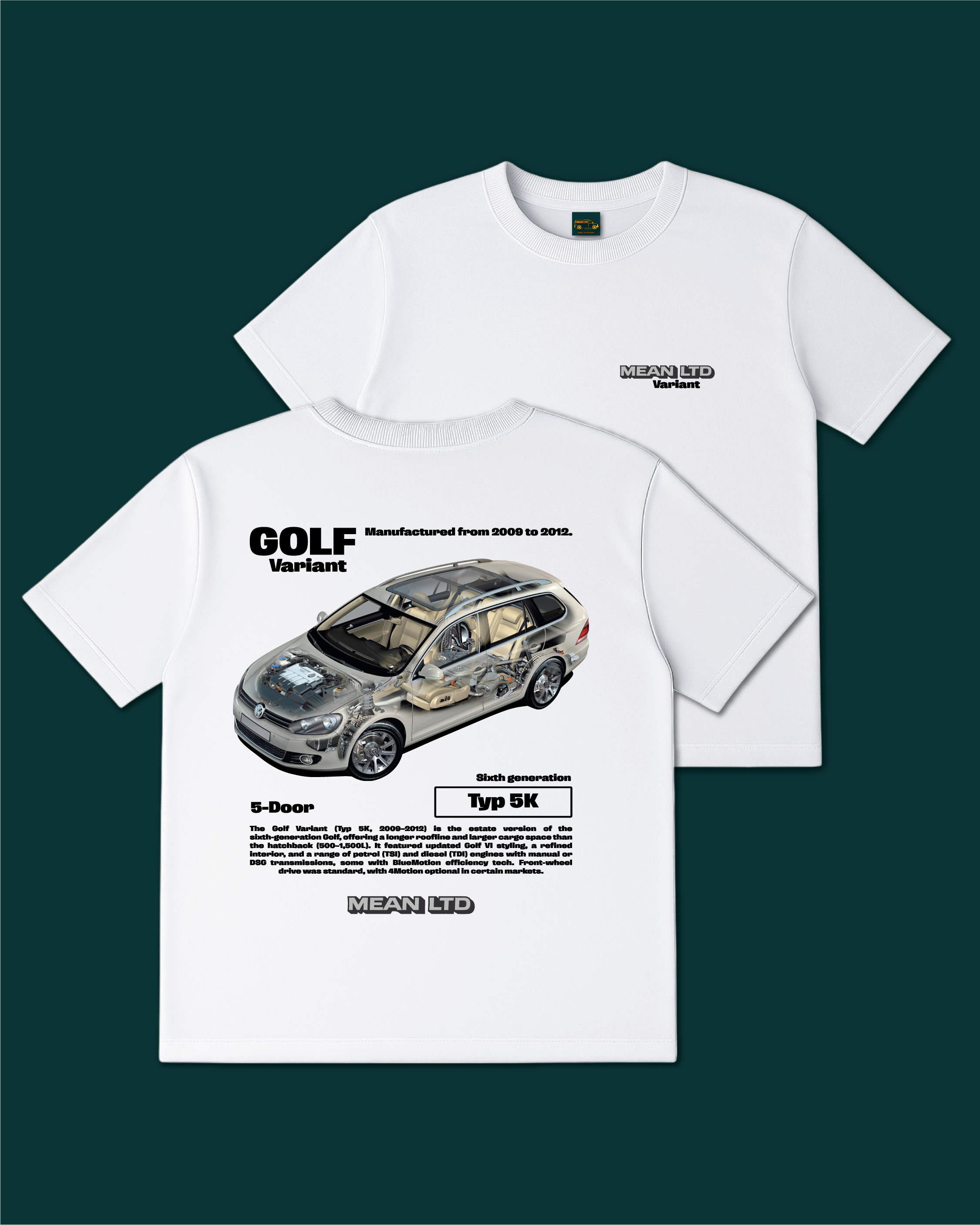 Golf Variant MK6 (Typ 5K) '2009–12 Tee