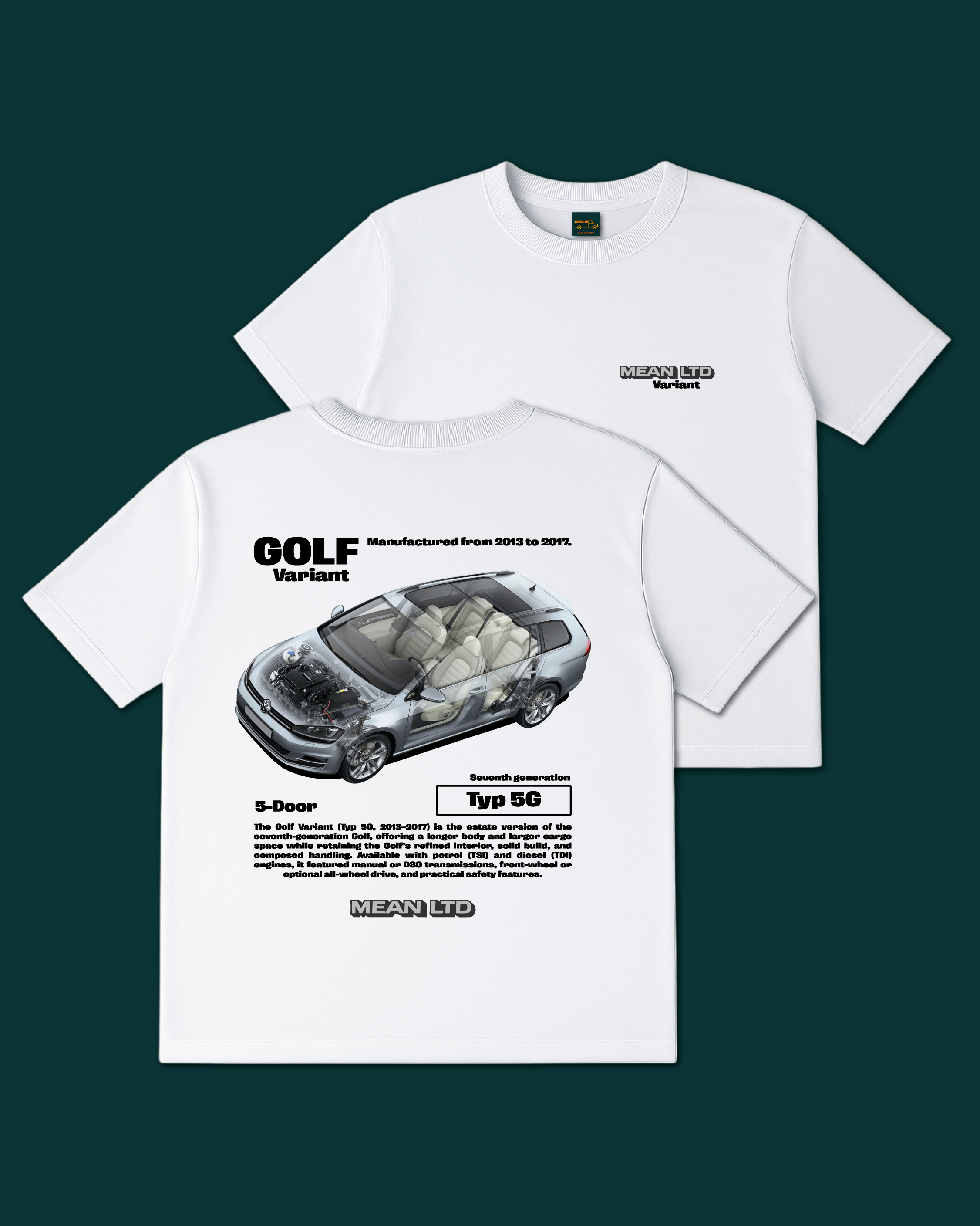 Golf Variant MK7 (Typ 5G) '2013–17 Tee