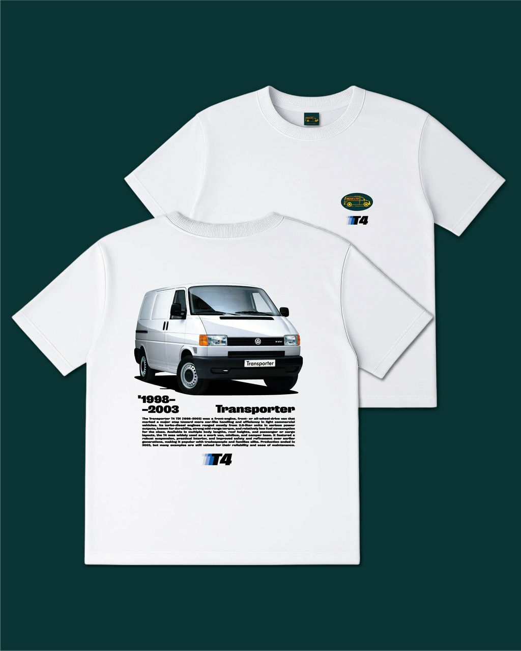 Transporter TDI Van T4 '1998–2003 T-Shirt - MEAN LTD