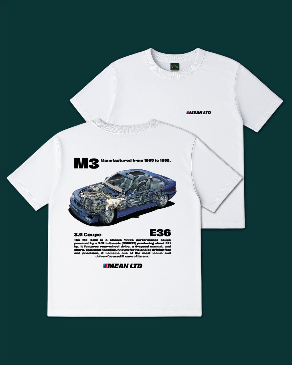 M3 3.2 Coupe E36 '1995–1998 Tee