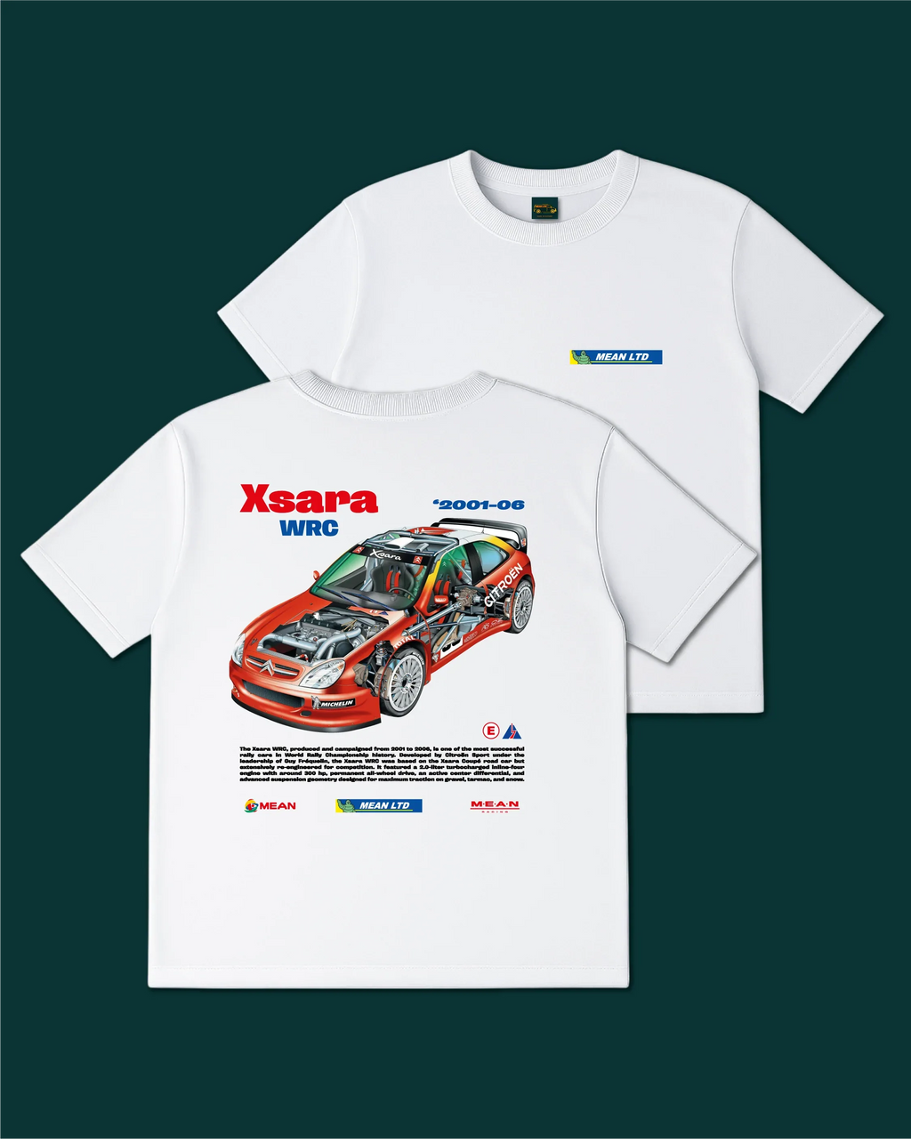 Xsara WRC '2001-06 T-Shirt - MEAN LTD