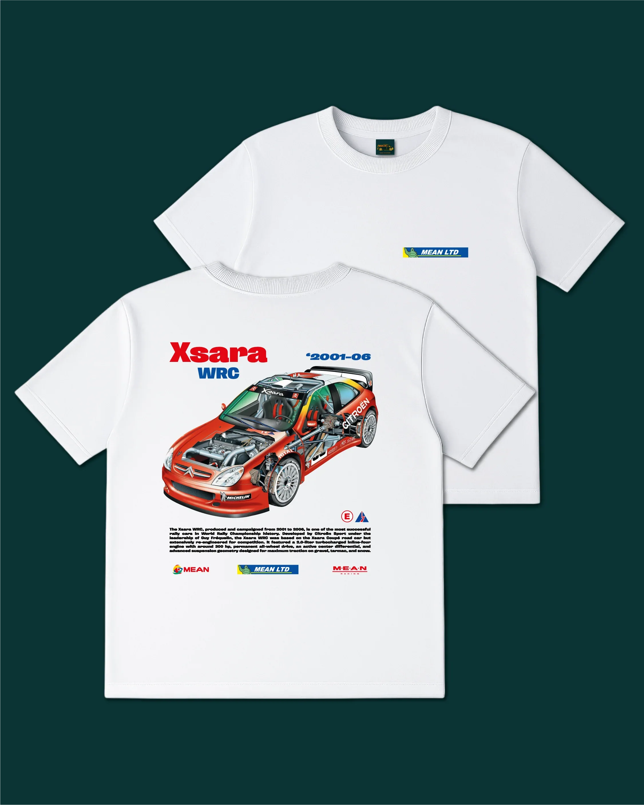 Xsara WRC '2001-06 T-Shirt - MEAN LTD