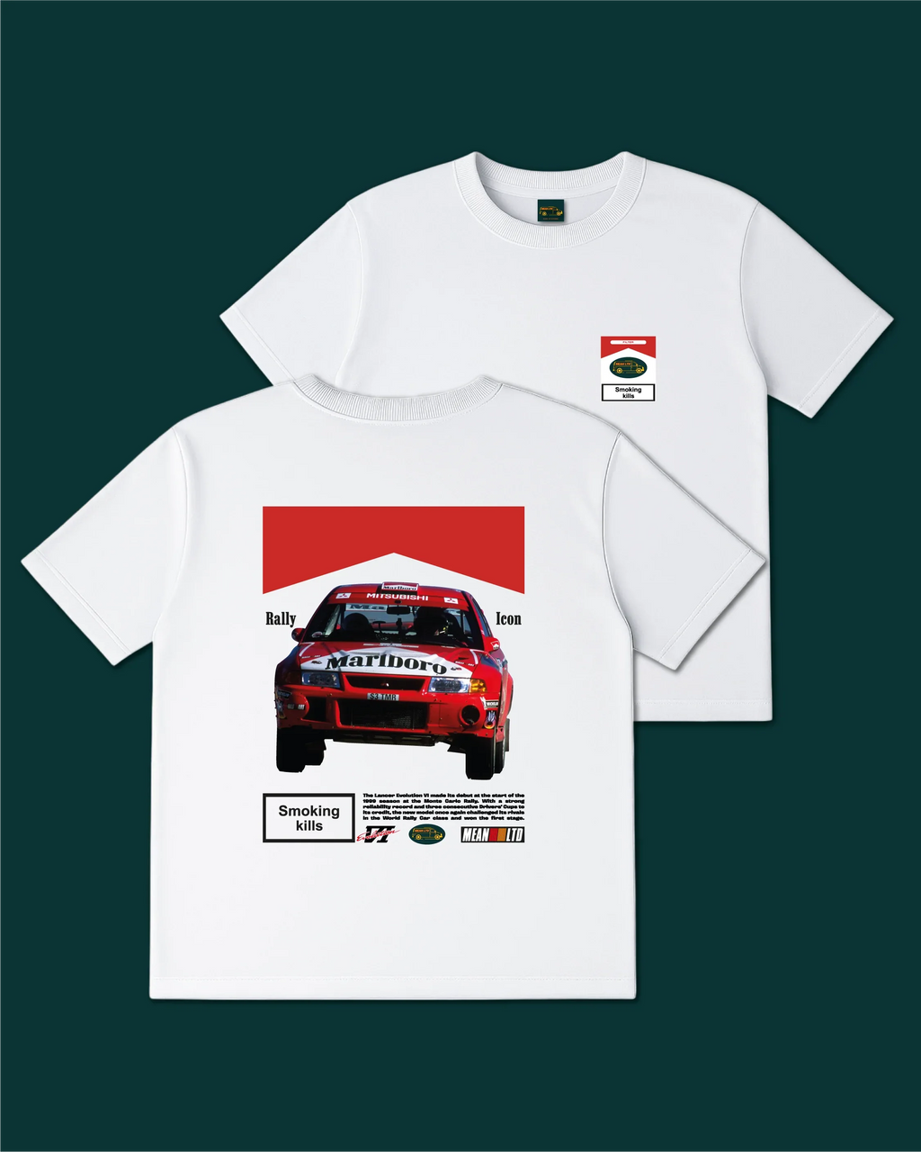 Lancer RS Evolution VI Gr.A WRC '1999 T-Shirt - MEAN LTD