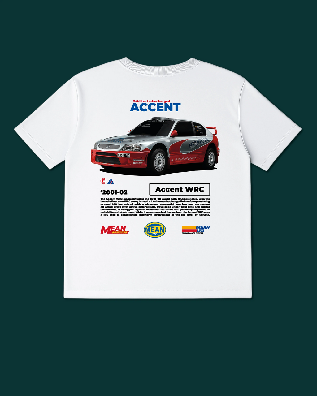 Accent WRC '2001–02 T-Shirt - MEAN LTD