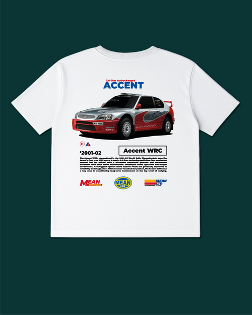 Accent WRC '2001–02 T-Shirt - MEAN LTD