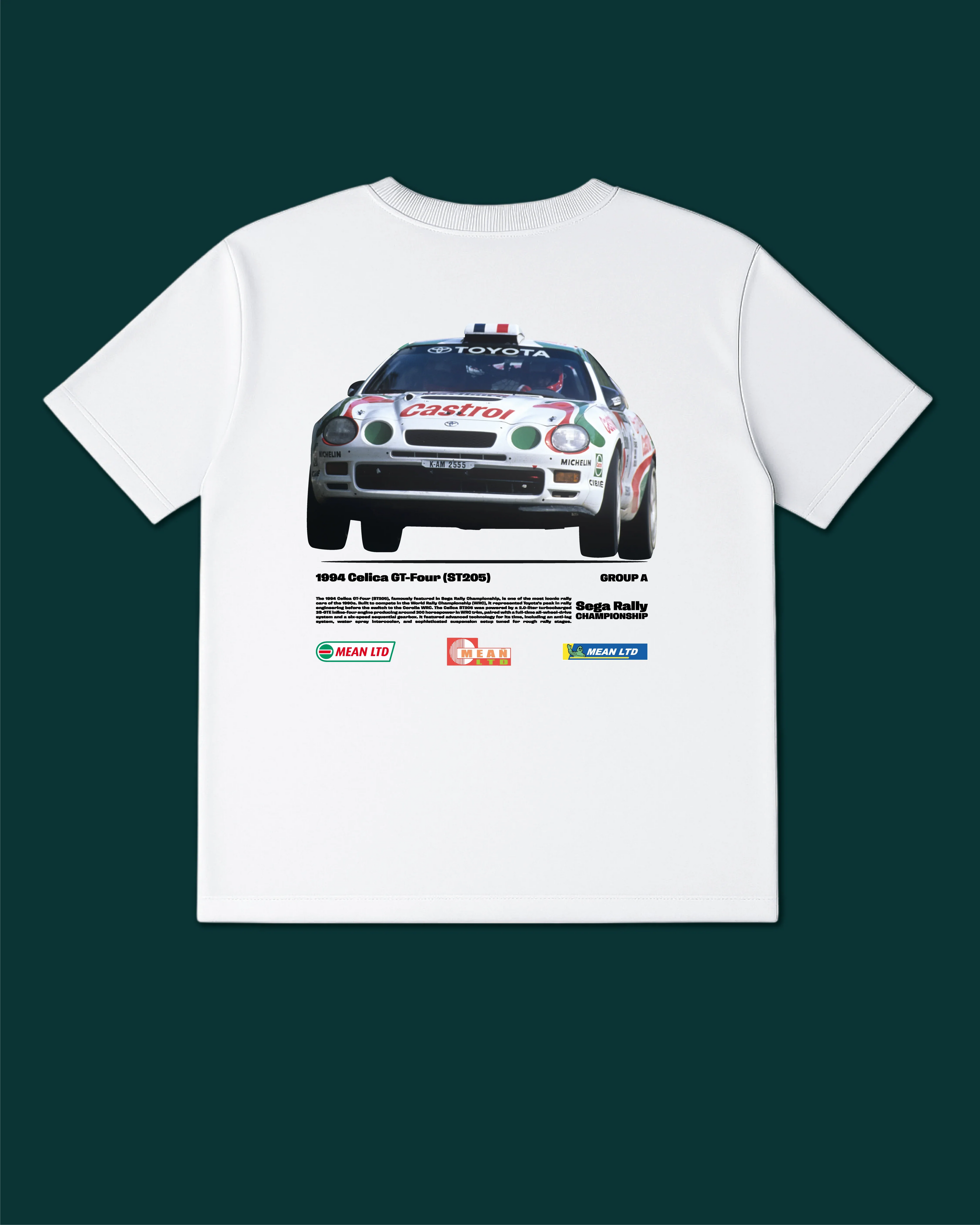 CELICA WRC (ST205) '1994 T-Shirt - MEAN LTD