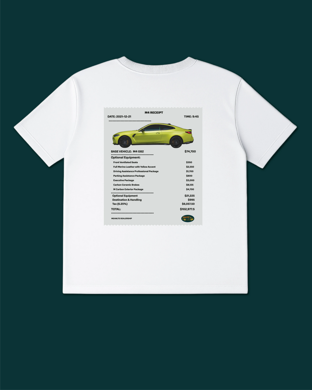 M4 G82 T-Shirt - MEAN LTD