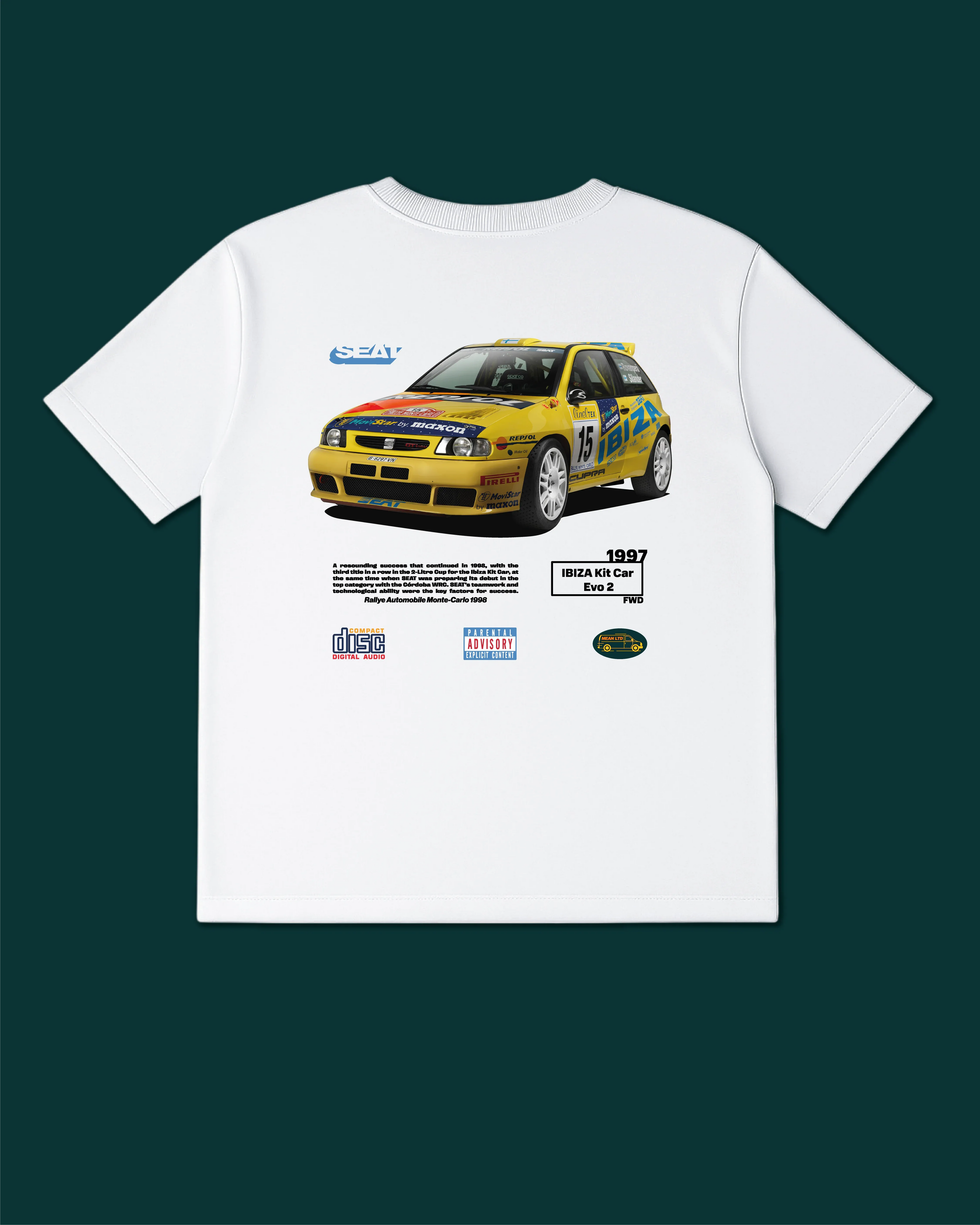 Ibiza Kit Car Evo 2 '1997 T-Shirt - MEAN LTD
