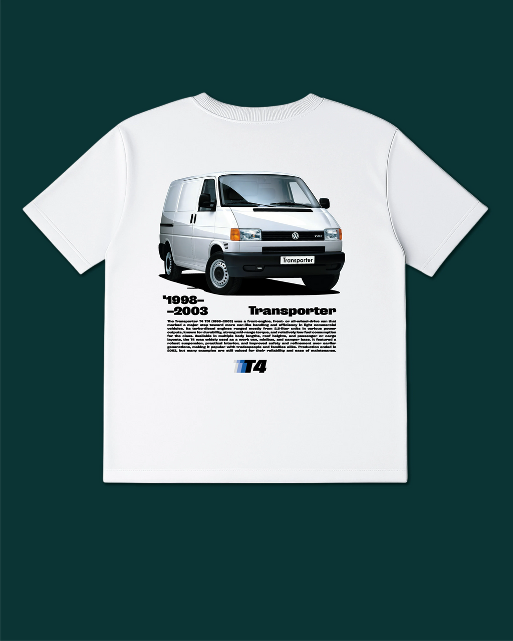 Transporter TDI Van T4 '1998–2003 T-Shirt - MEAN LTD