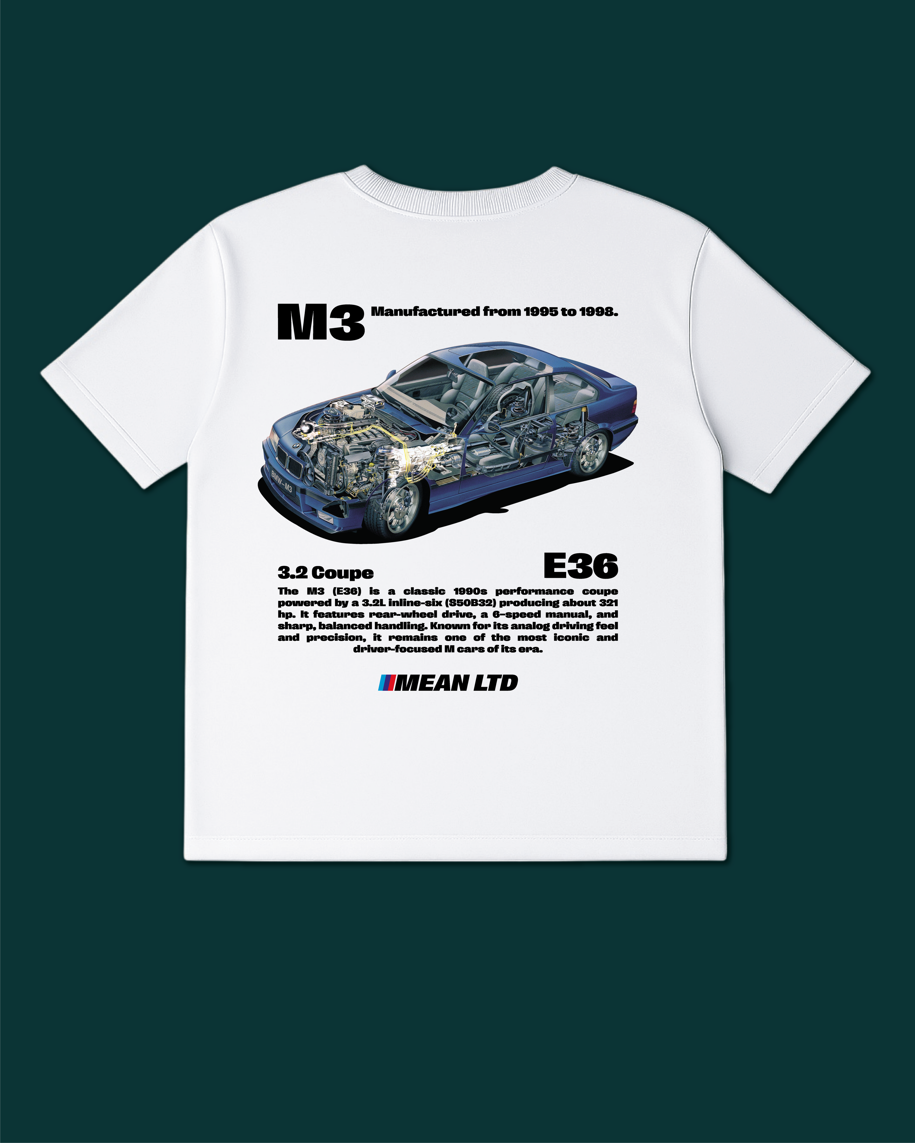 M3 3.2 Coupe E36 '1995–1998 Tee