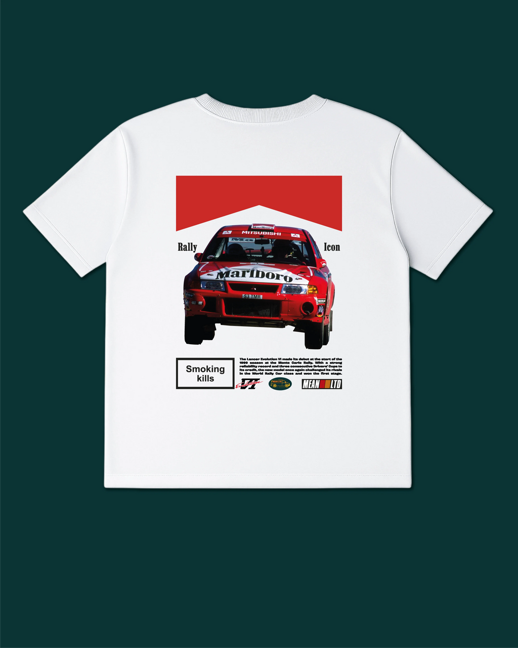 Lancer RS Evolution VI Gr.A WRC '1999 T-Shirt - MEAN LTD