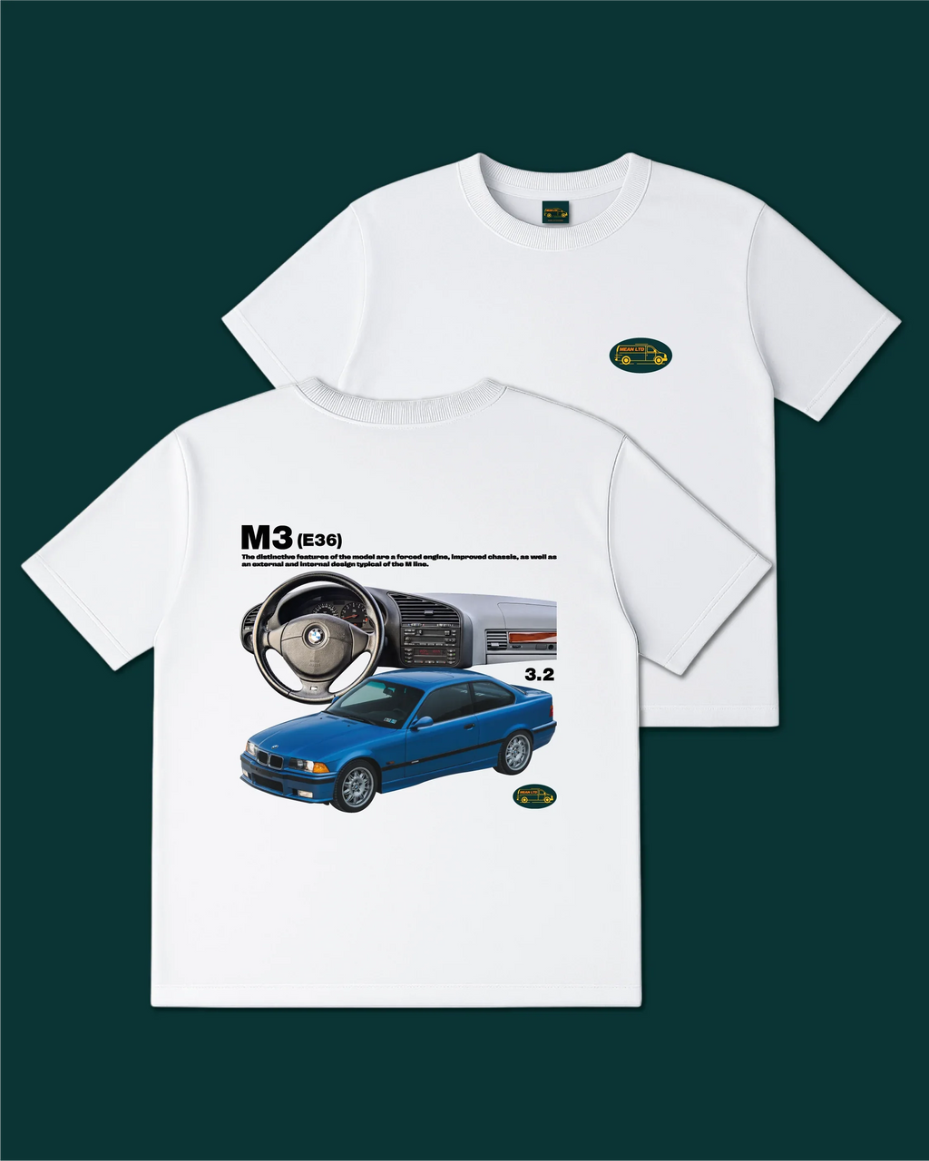 M3 E36 T-Shirt - MEAN LTD