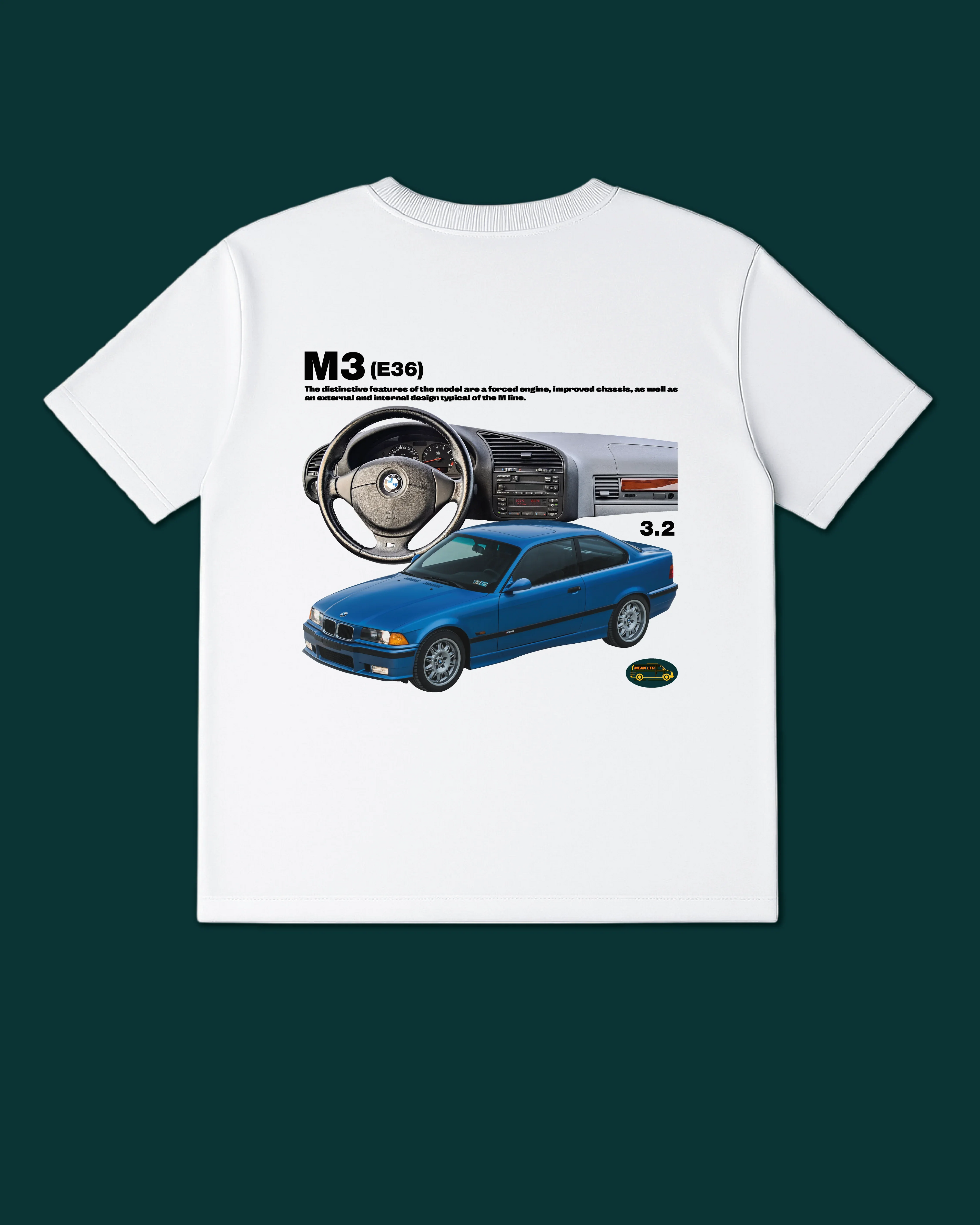 M3 E36 T-Shirt - MEAN LTD