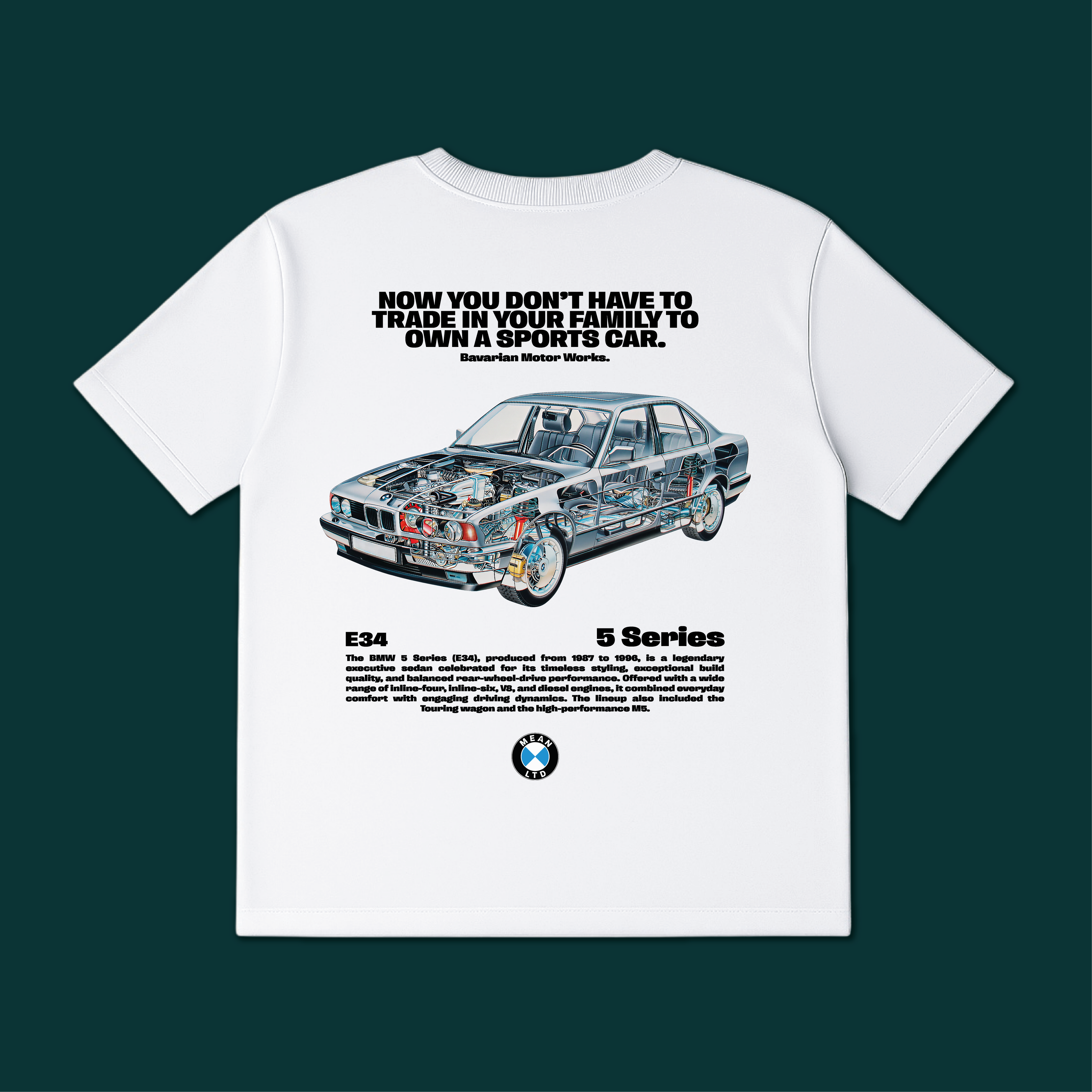 5 Series E34 Tee