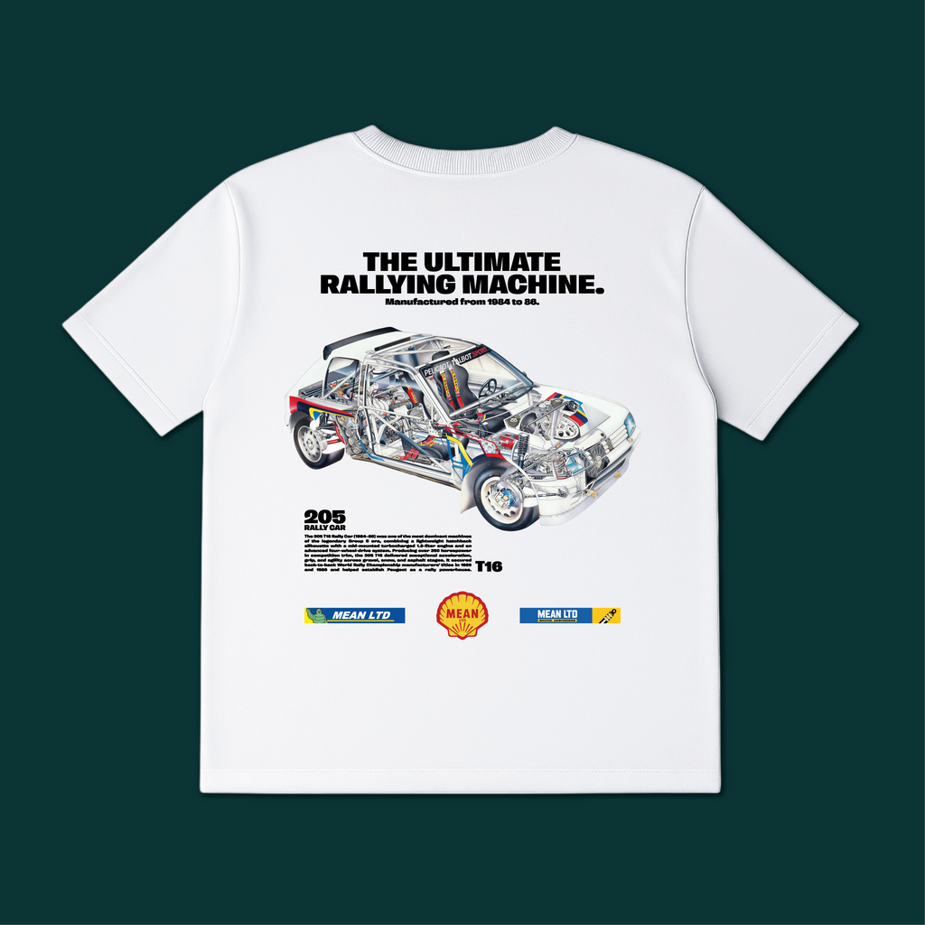 205 T16 Rally Car '1984–86 Tee