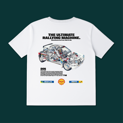 205 T16 Rally Car '1984–86 Tee