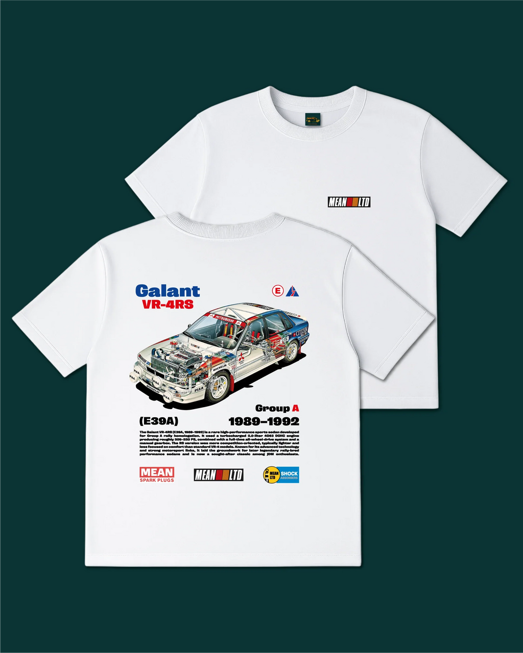 Galant VR-4RS (E39A) '1989–92 T-Shirt - MEAN LTD