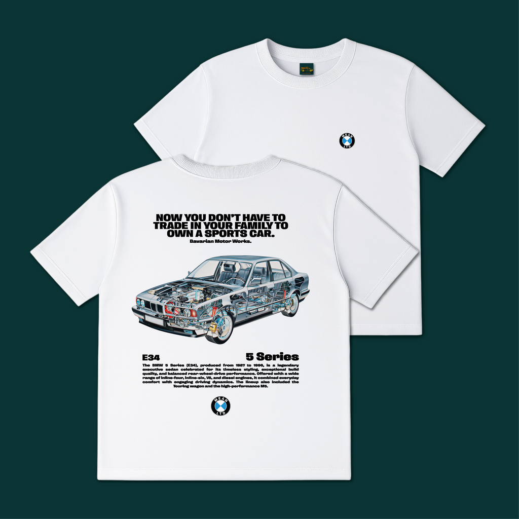 5 Series E34 Tee